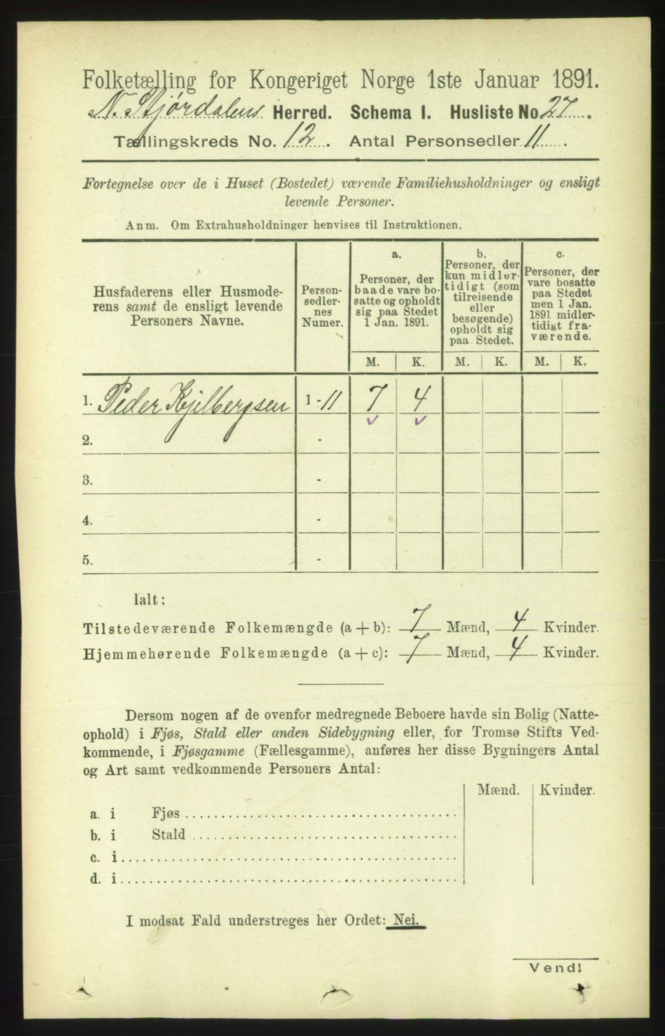 RA, Folketelling 1891 for 1714 Nedre Stjørdal herred, 1891, s. 5997