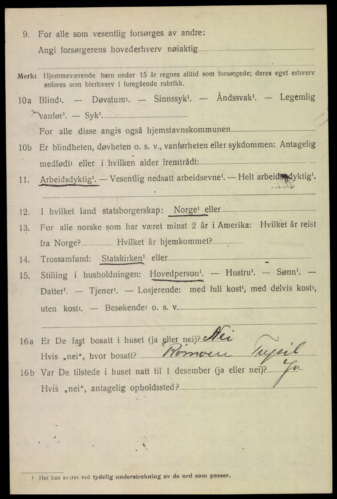 SAH, Folketelling 1920 for 0428 Trysil herred, 1920, s. 7564
