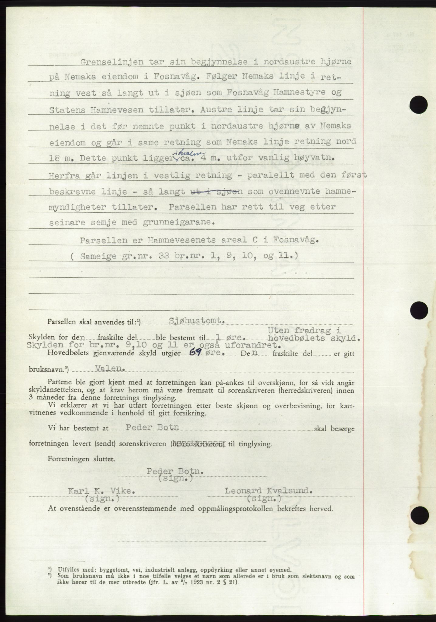 Søre Sunnmøre sorenskriveri, AV/SAT-A-4122/1/2/2C/L0084: Pantebok nr. 10A, 1949-1949, Dagboknr: 984/1949