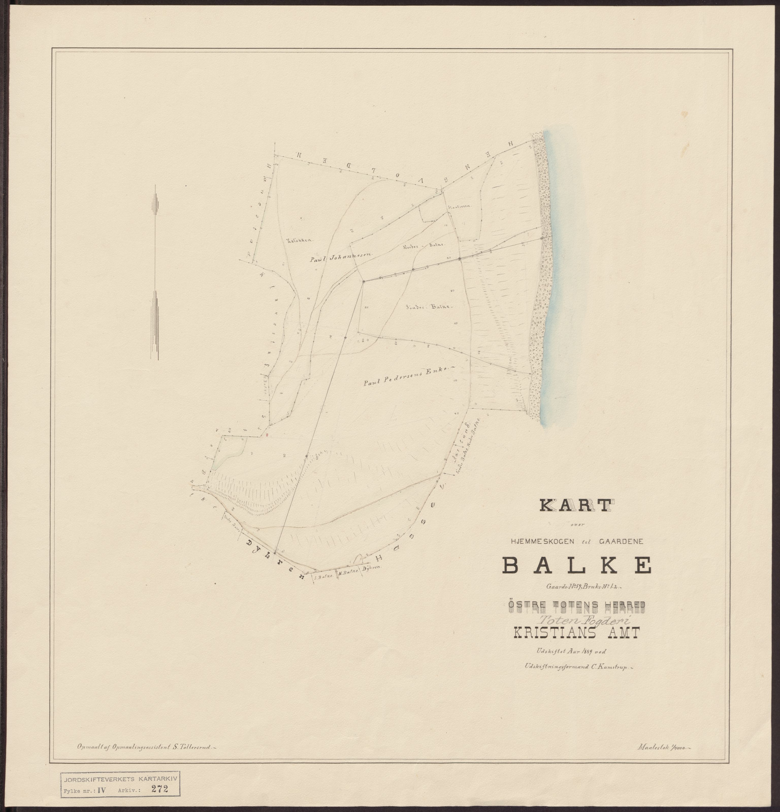 Jordskifteverkets kartarkiv, AV/RA-S-3929/T, 1859-1988, s. 333