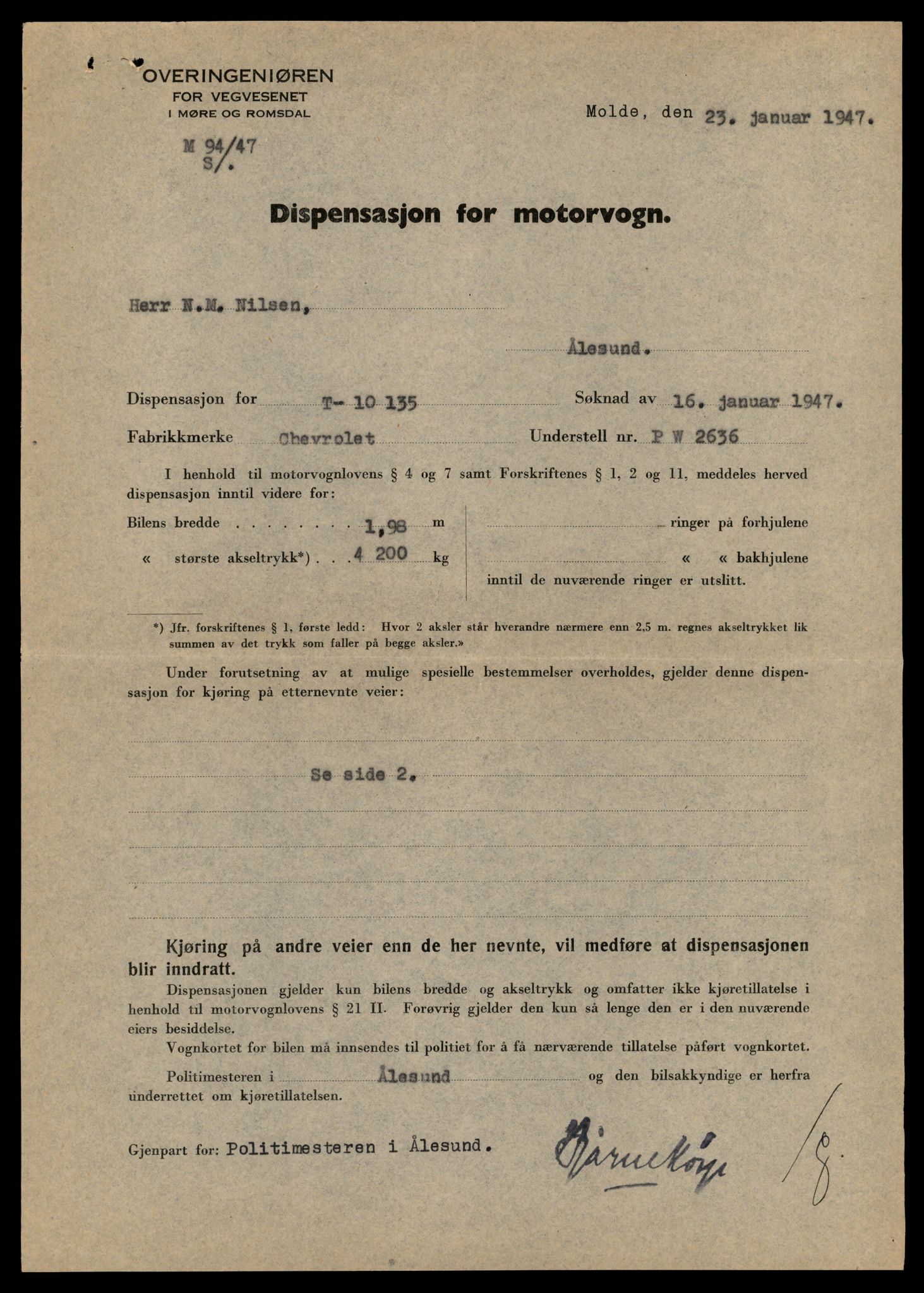 Møre og Romsdal vegkontor - Ålesund trafikkstasjon, AV/SAT-A-4099/F/Fe/L0035: Registreringskort for kjøretøy T 12653 - T 12829, 1927-1998, s. 1891