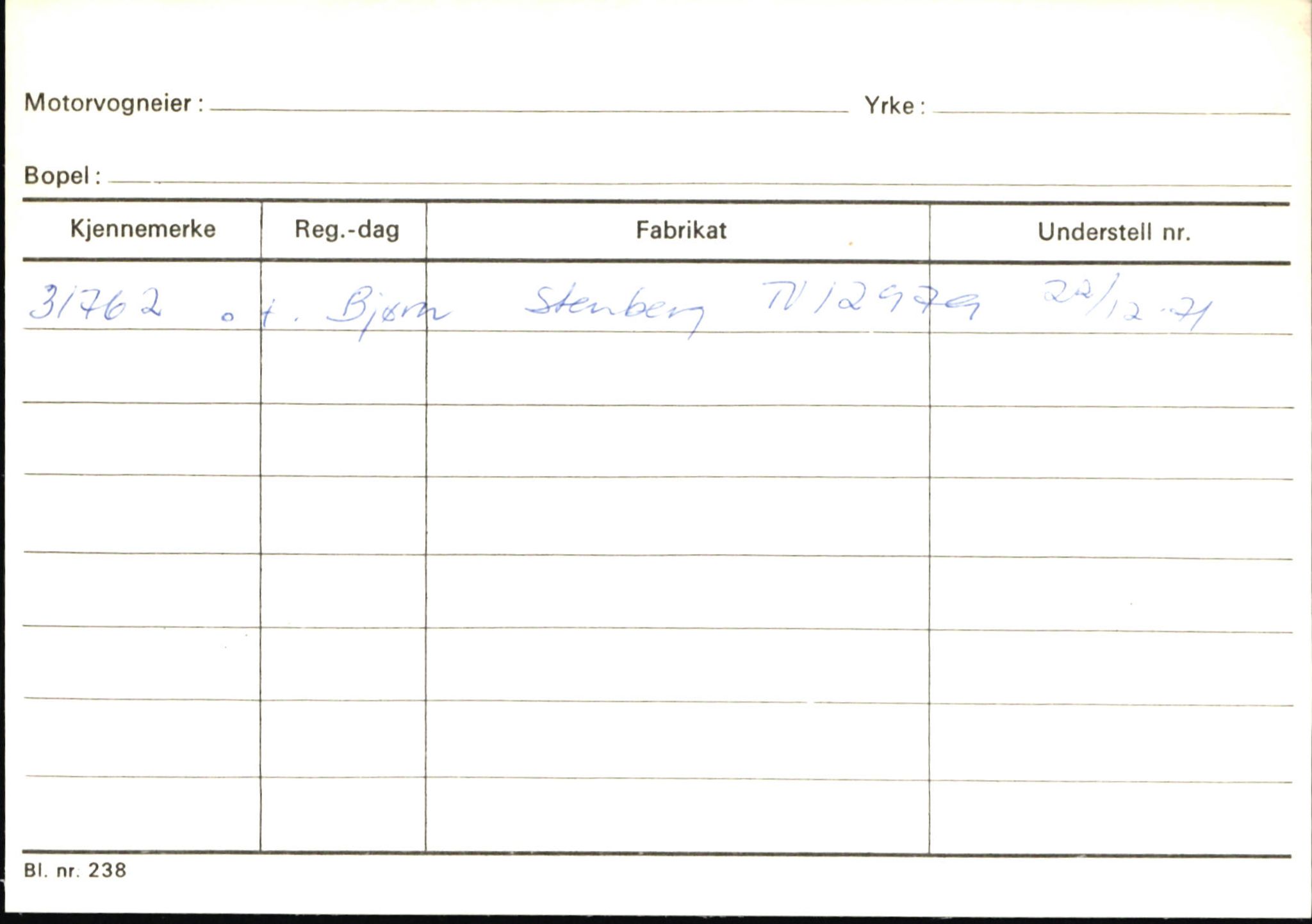 Statens vegvesen, Sogn og Fjordane vegkontor, AV/SAB-A-5301/4/F/L0146: Registerkort Årdal R-Å samt diverse kort, 1945-1975, s. 1217