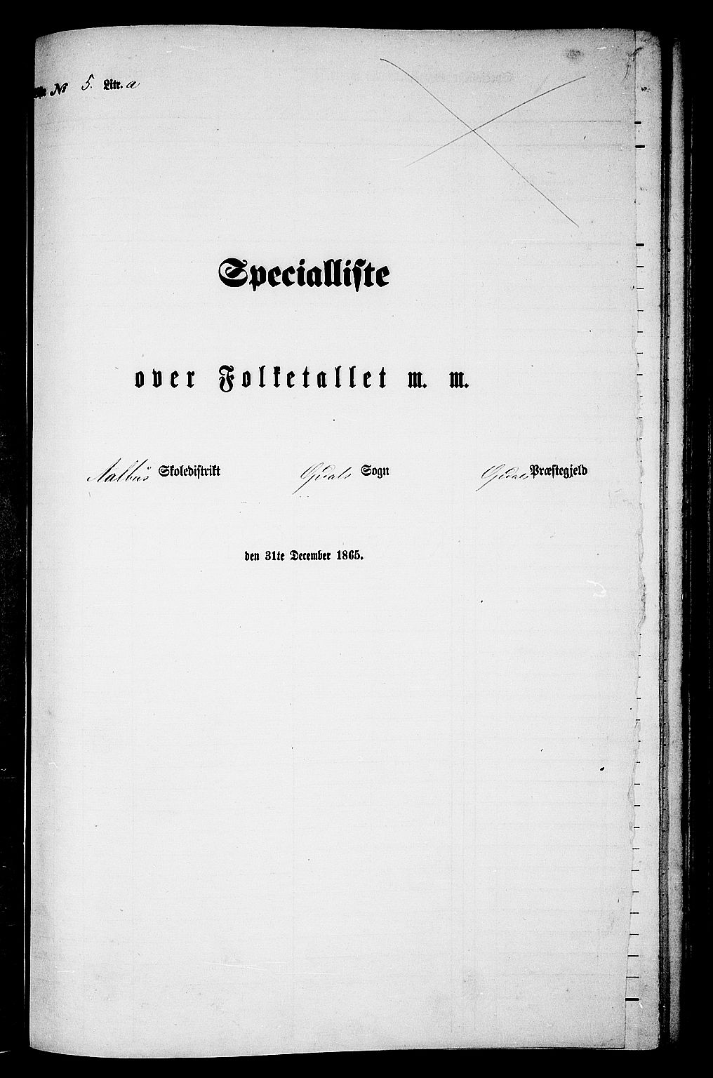RA, Folketelling 1865 for 1634P Oppdal prestegjeld, 1865, s. 102