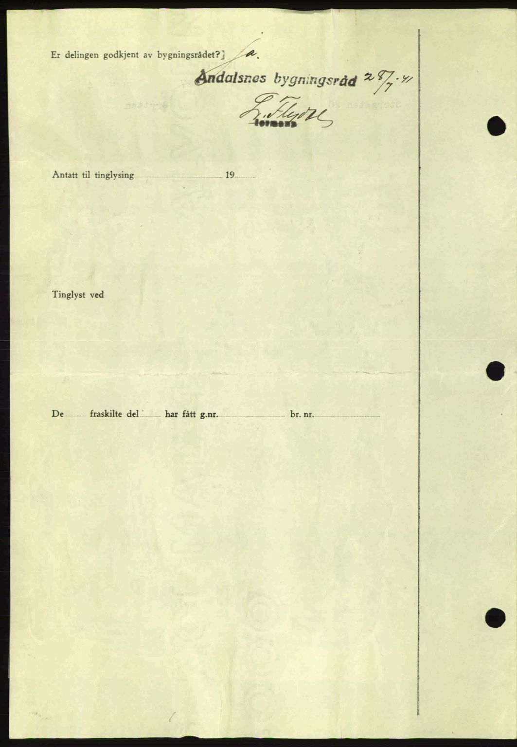 Romsdal sorenskriveri, AV/SAT-A-4149/1/2/2C: Pantebok nr. A12, 1942-1942, Dagboknr: 759/1942