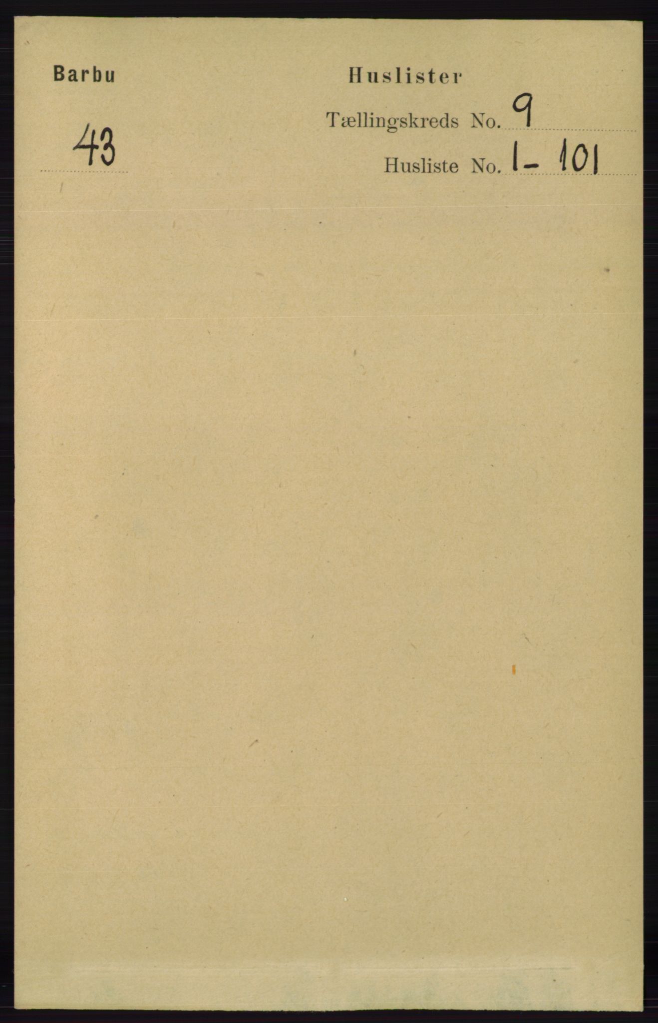 RA, Folketelling 1891 for 0990 Barbu herred, 1891, s. 7068
