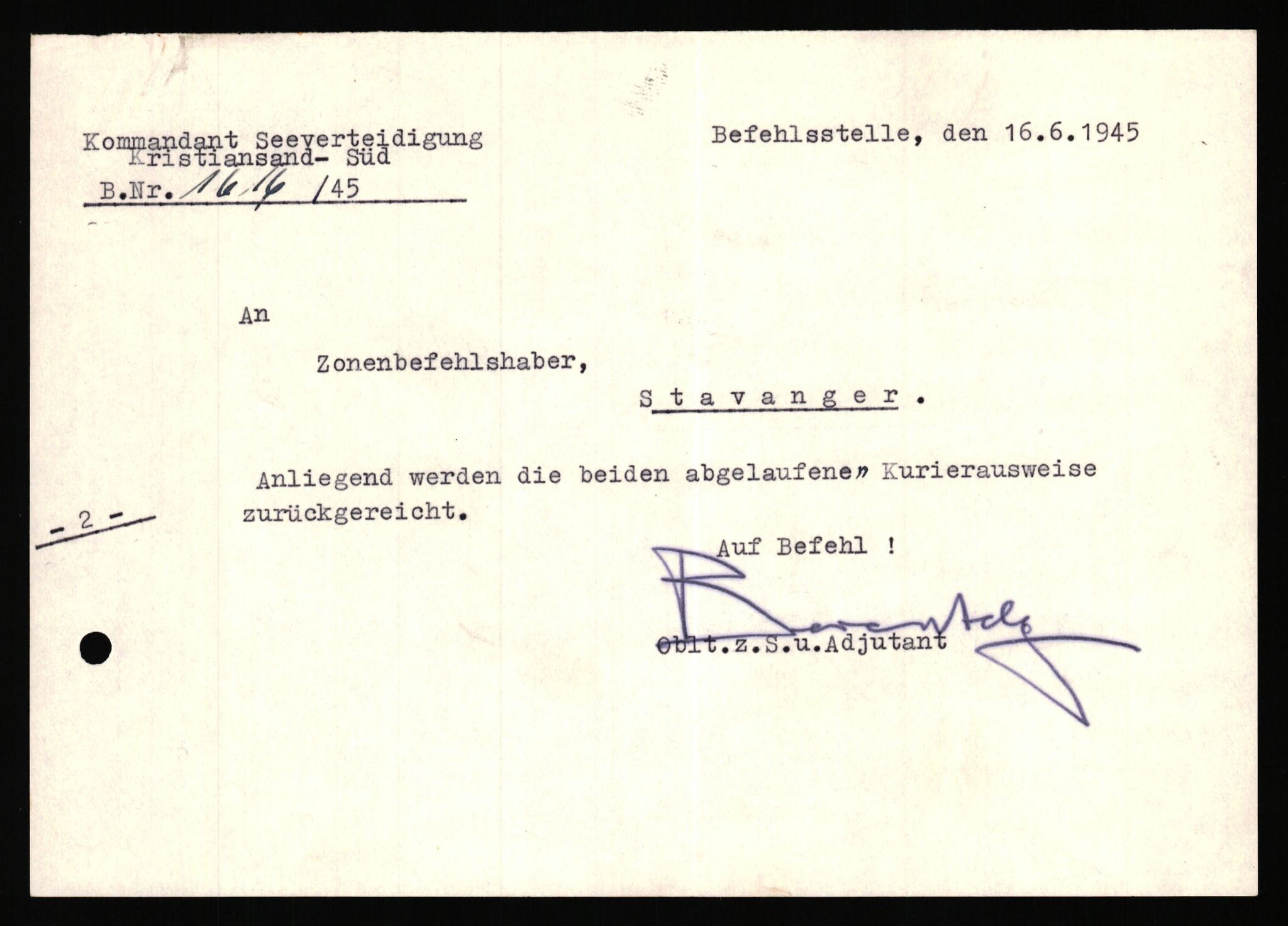 Deutscher Oberbefehlshaber Norwegen (DOBN), AV/RA-RAFA-2197/D/Dl/L0119: DB Zone Stavanger Abt. Ic, 1945, s. 438