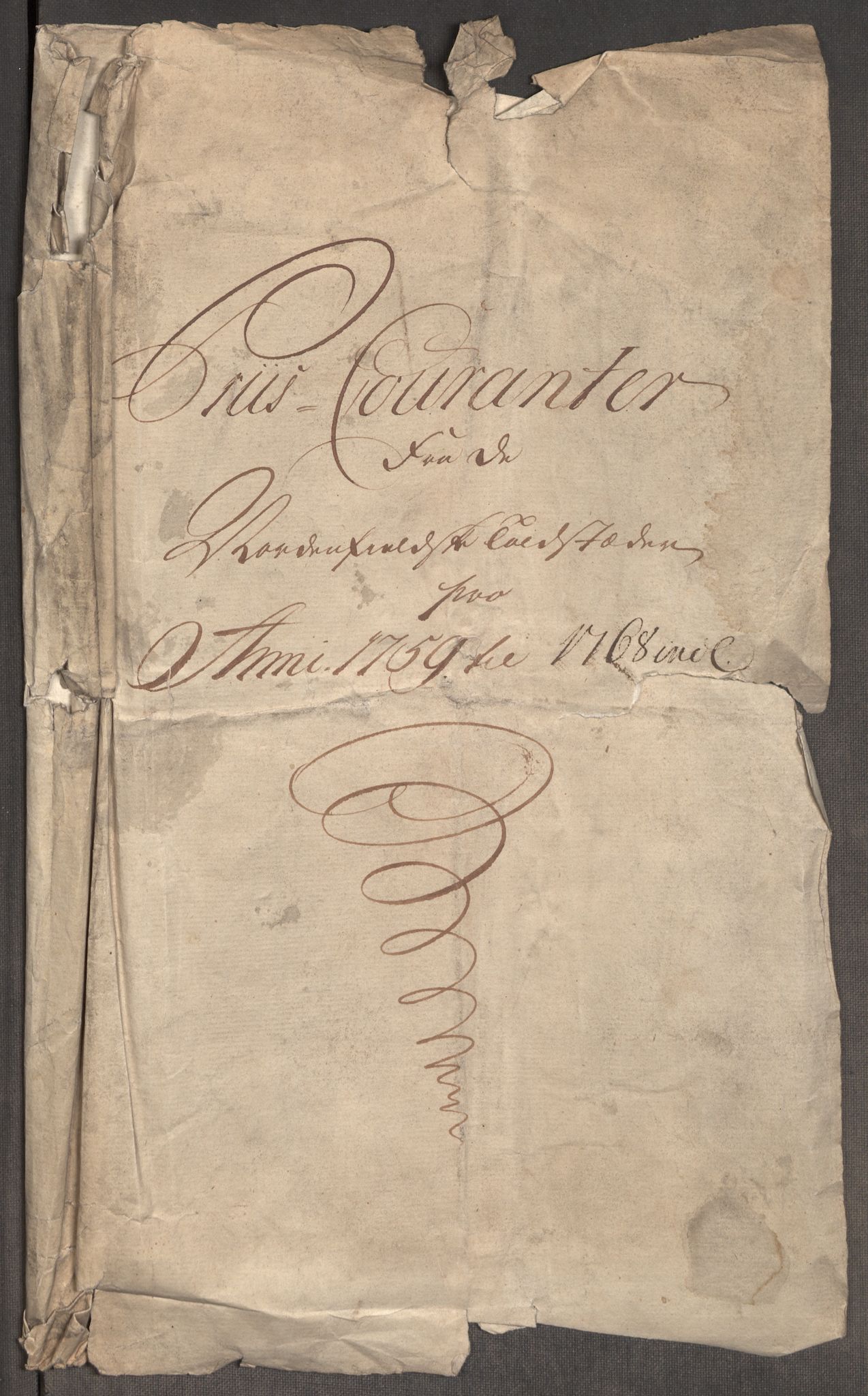 Rentekammeret inntil 1814, Realistisk ordnet avdeling, RA/EA-4070/Oe/L0009: [Ø1]: Nordafjelske priskuranter, 1759-1768, s. 4