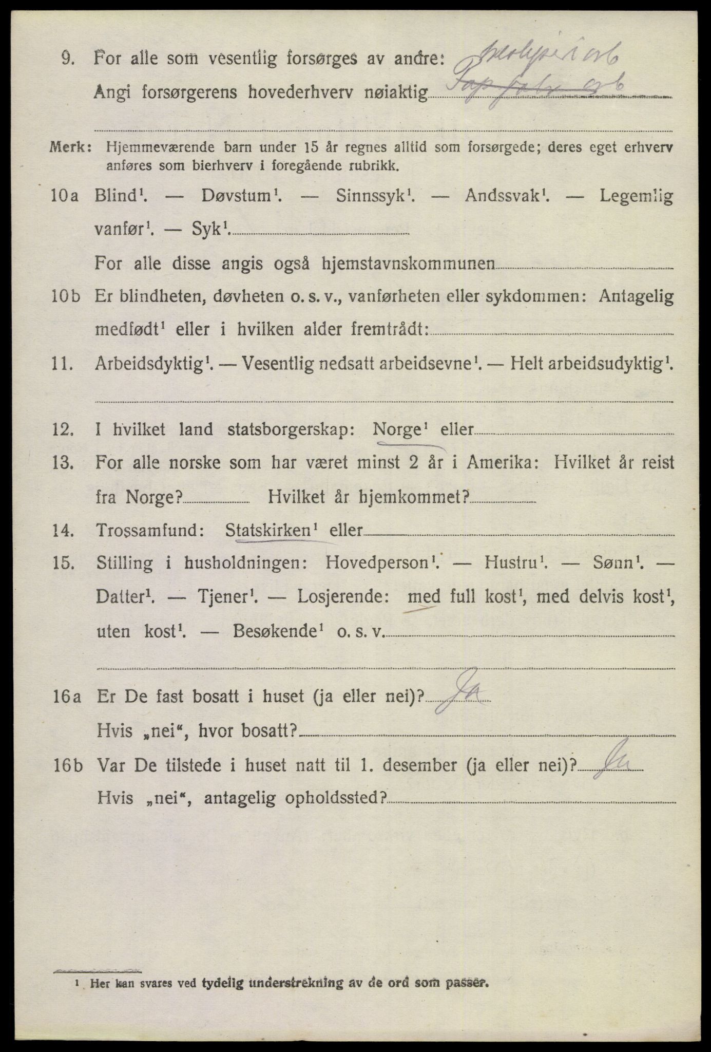 SAKO, Folketelling 1920 for 0812 Gjerpen herred, 1920, s. 2711