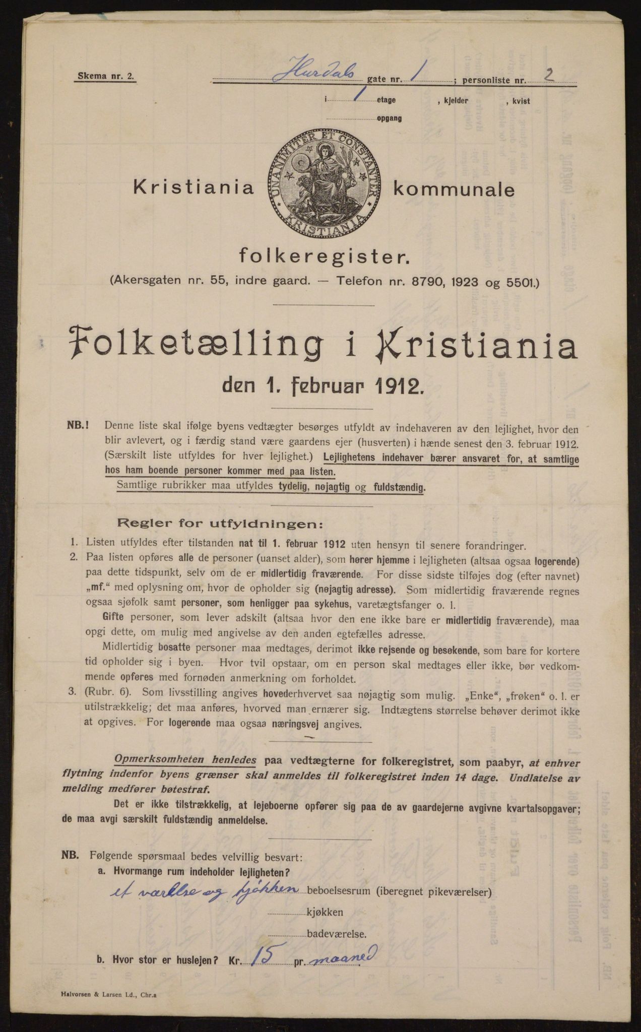 OBA, Kommunal folketelling 1.2.1912 for Kristiania, 1912, s. 42621