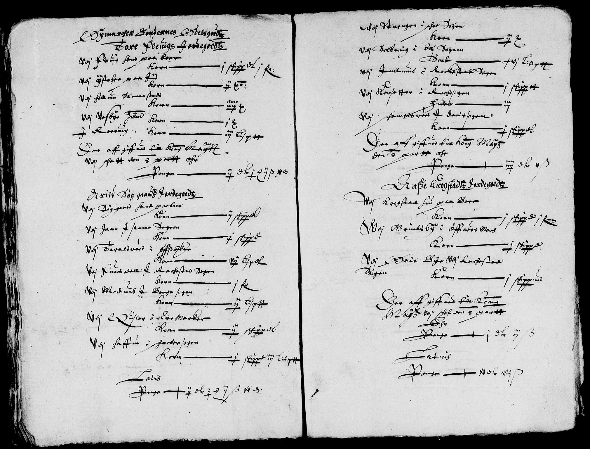 Rentekammeret inntil 1814, Reviderte regnskaper, Lensregnskaper, AV/RA-EA-5023/R/Rb/Rbb/L0002: Idd og Marker len, 1634-1639