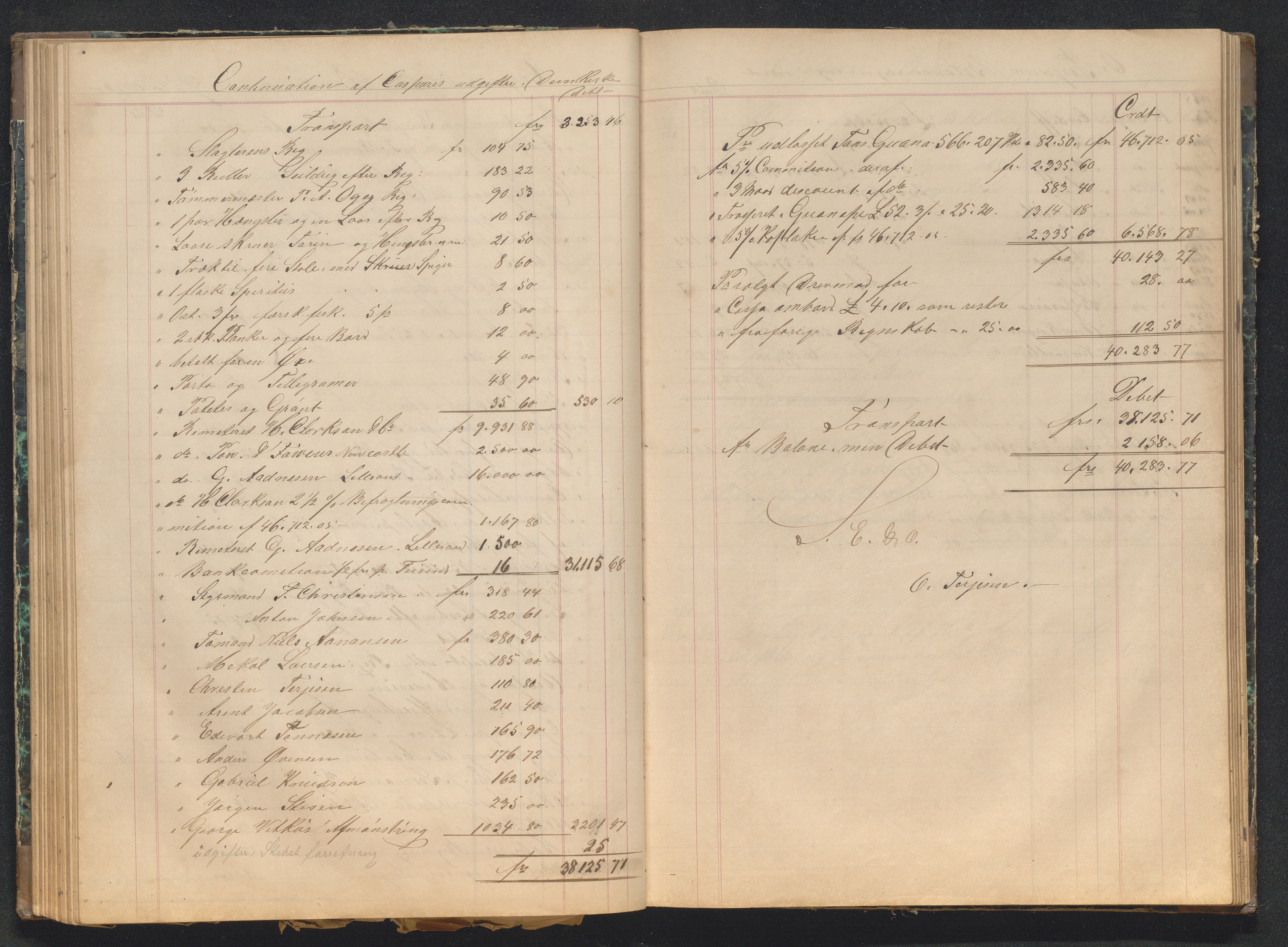 O. Terjesens rederi, AAKS/PA-2525/R/R01/L0001: Regnskapsbøker 3 stk, 1863-1916