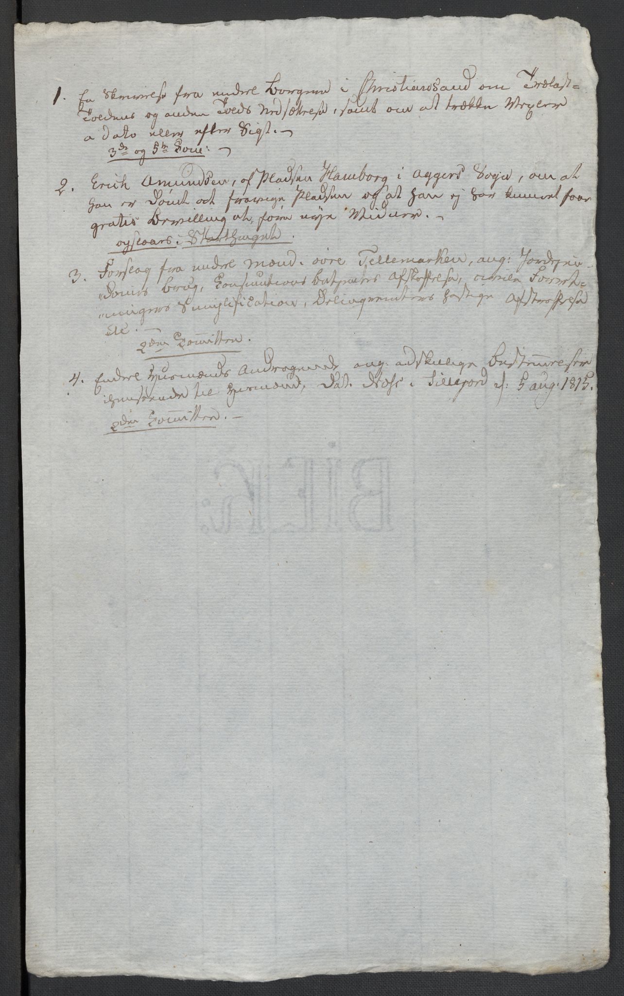 Christie, Wilhelm Frimann Koren, AV/RA-PA-0014/F/L0005: Christies dokumenter fra Stortinget, 1815-1816, s. 194