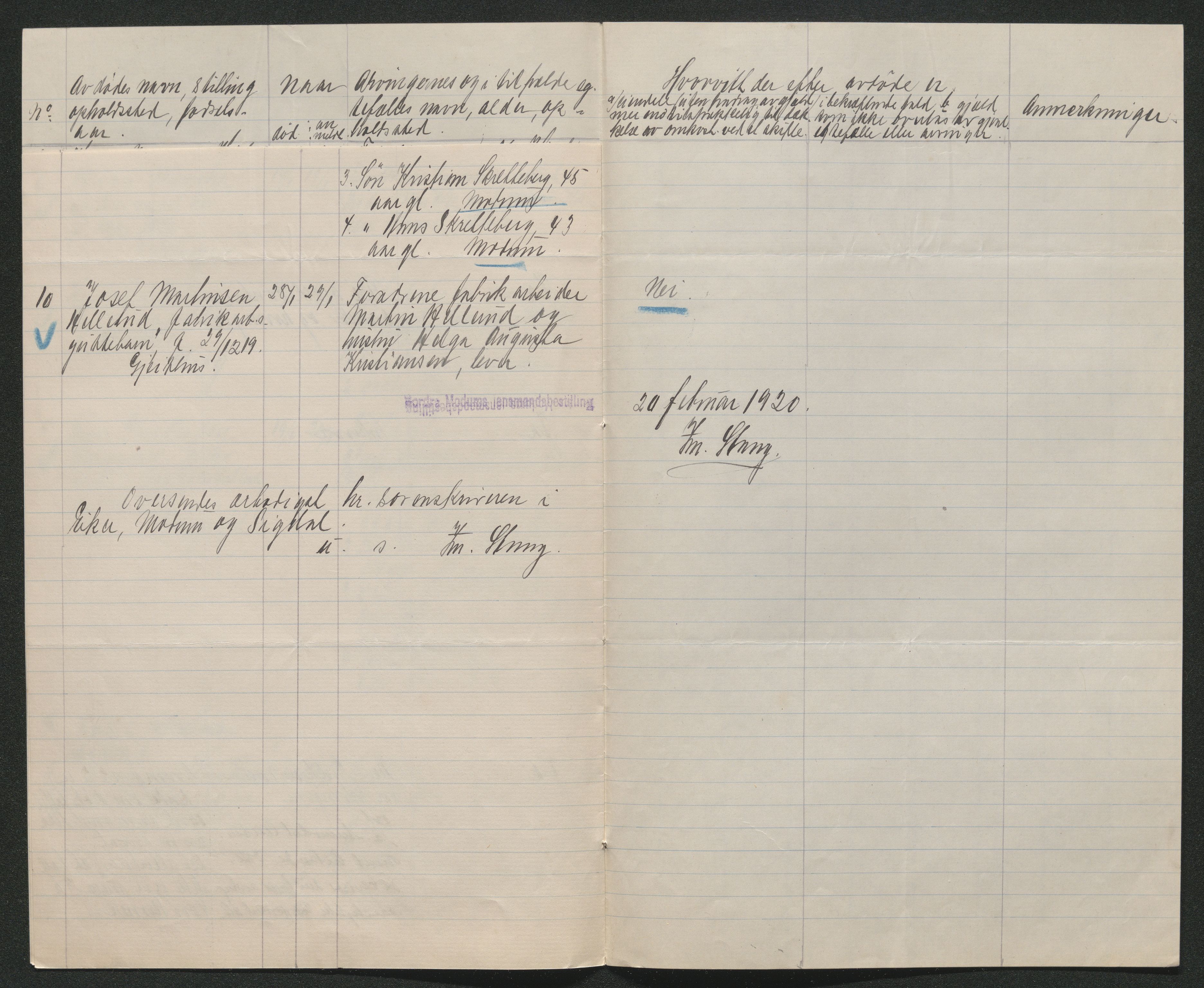 Eiker, Modum og Sigdal sorenskriveri, AV/SAKO-A-123/H/Ha/Hab/L0040: Dødsfallsmeldinger, 1920-1921, s. 380