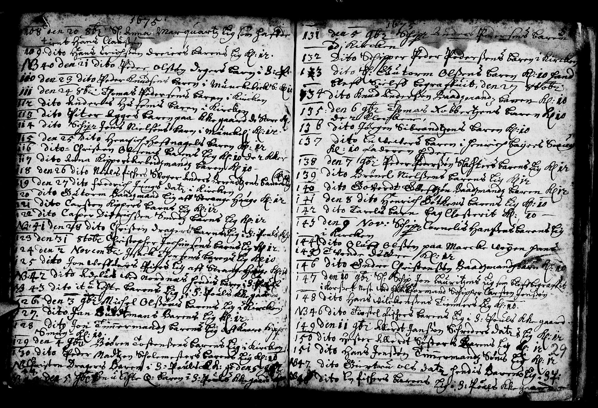 Nykirken Sokneprestembete, AV/SAB-A-77101/H/Haa/L0001: Ministerialbok nr. A 1, 1668-1820, s. 29