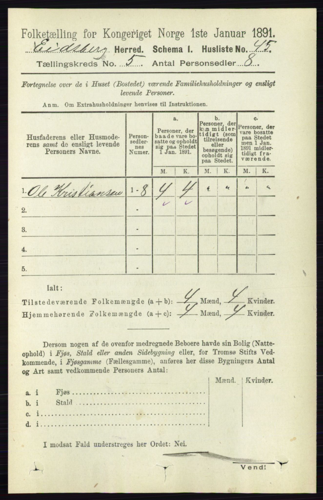 RA, Folketelling 1891 for 0125 Eidsberg herred, 1891, s. 2968