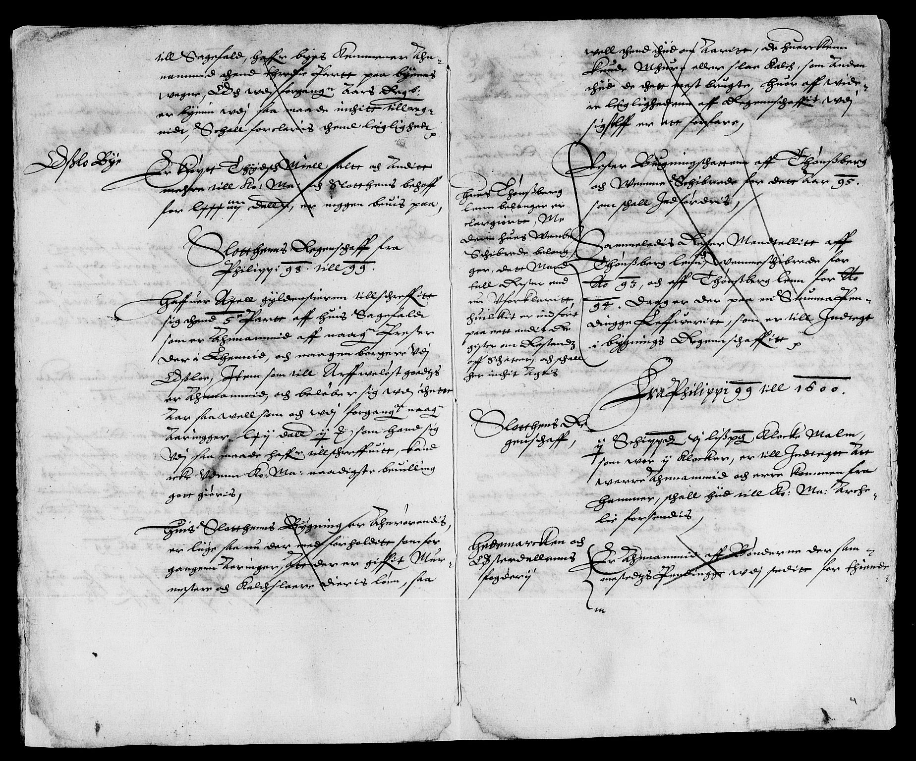 Rentekammeret inntil 1814, Reviderte regnskaper, Lensregnskaper, RA/EA-5023/R/Rb/Rba/L0010: Akershus len, 1588-1601