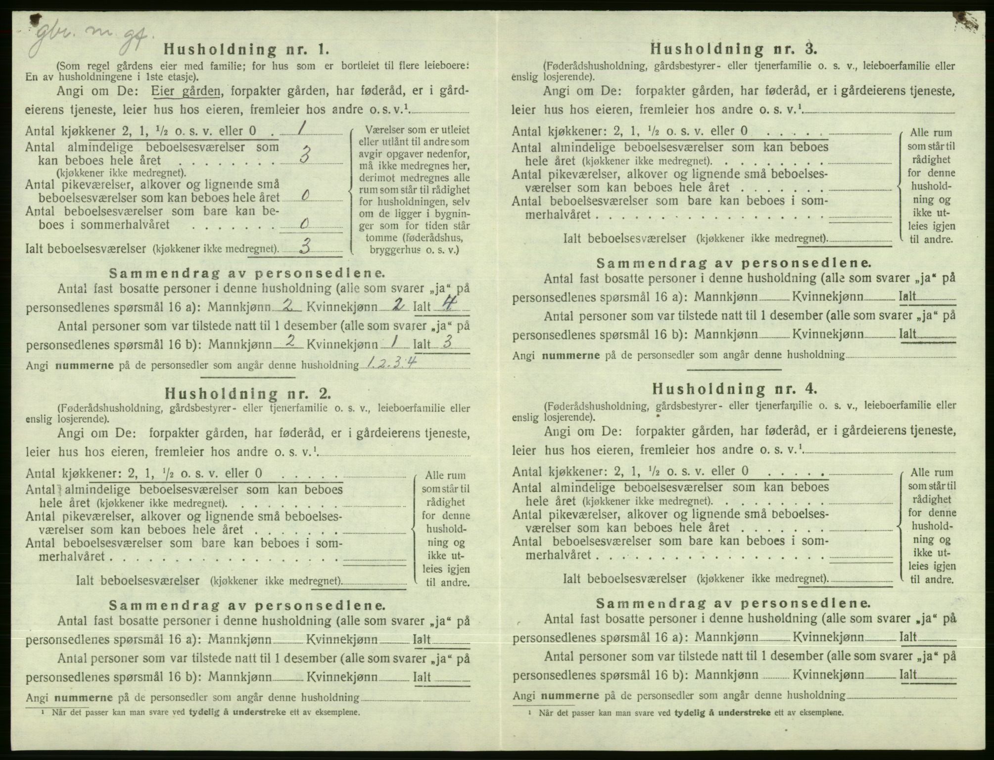 SAB, Folketelling 1920 for 1237 Evanger herred, 1920, s. 74