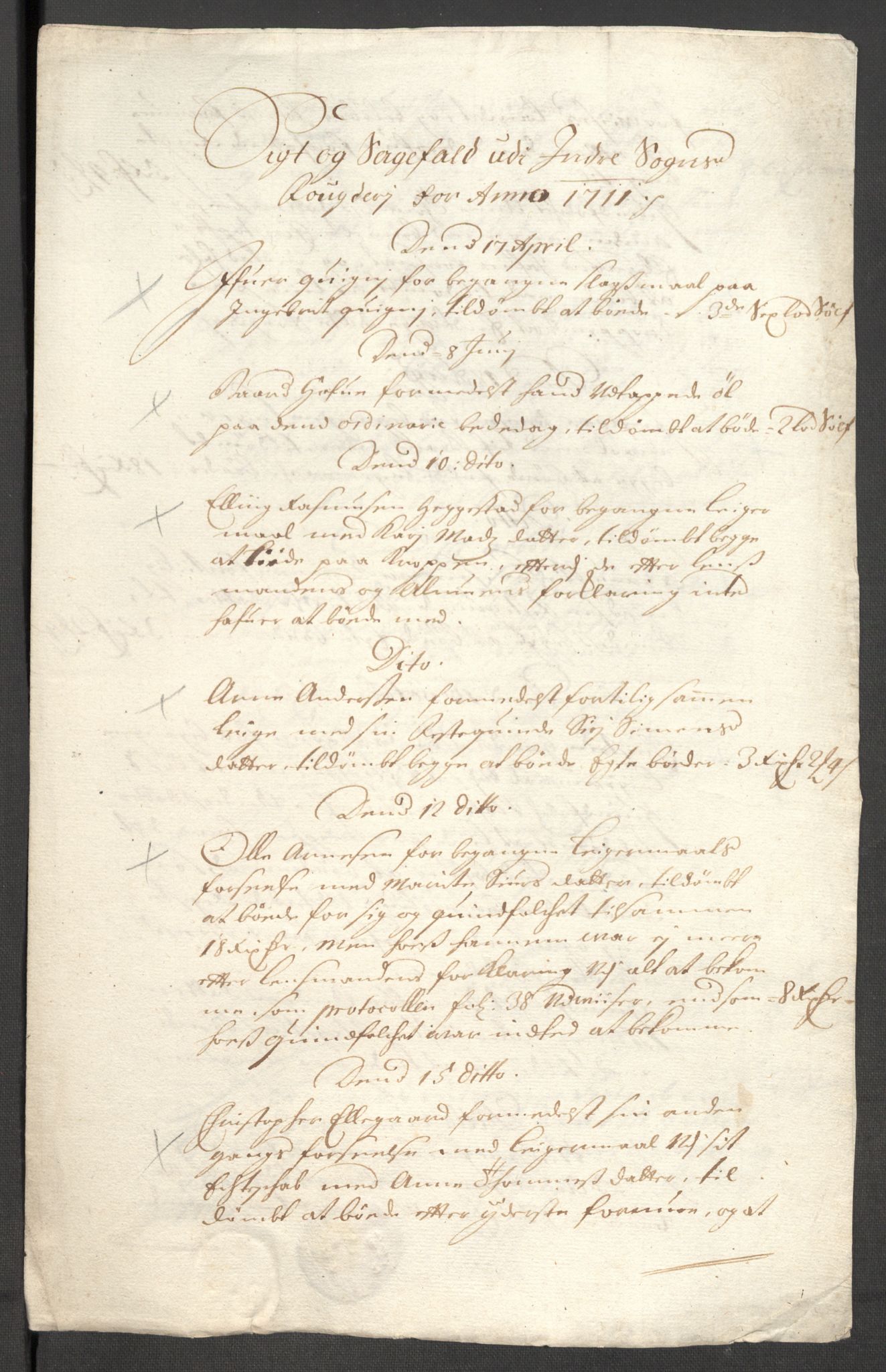 Rentekammeret inntil 1814, Reviderte regnskaper, Fogderegnskap, AV/RA-EA-4092/R52/L3317: Fogderegnskap Sogn, 1711, s. 153