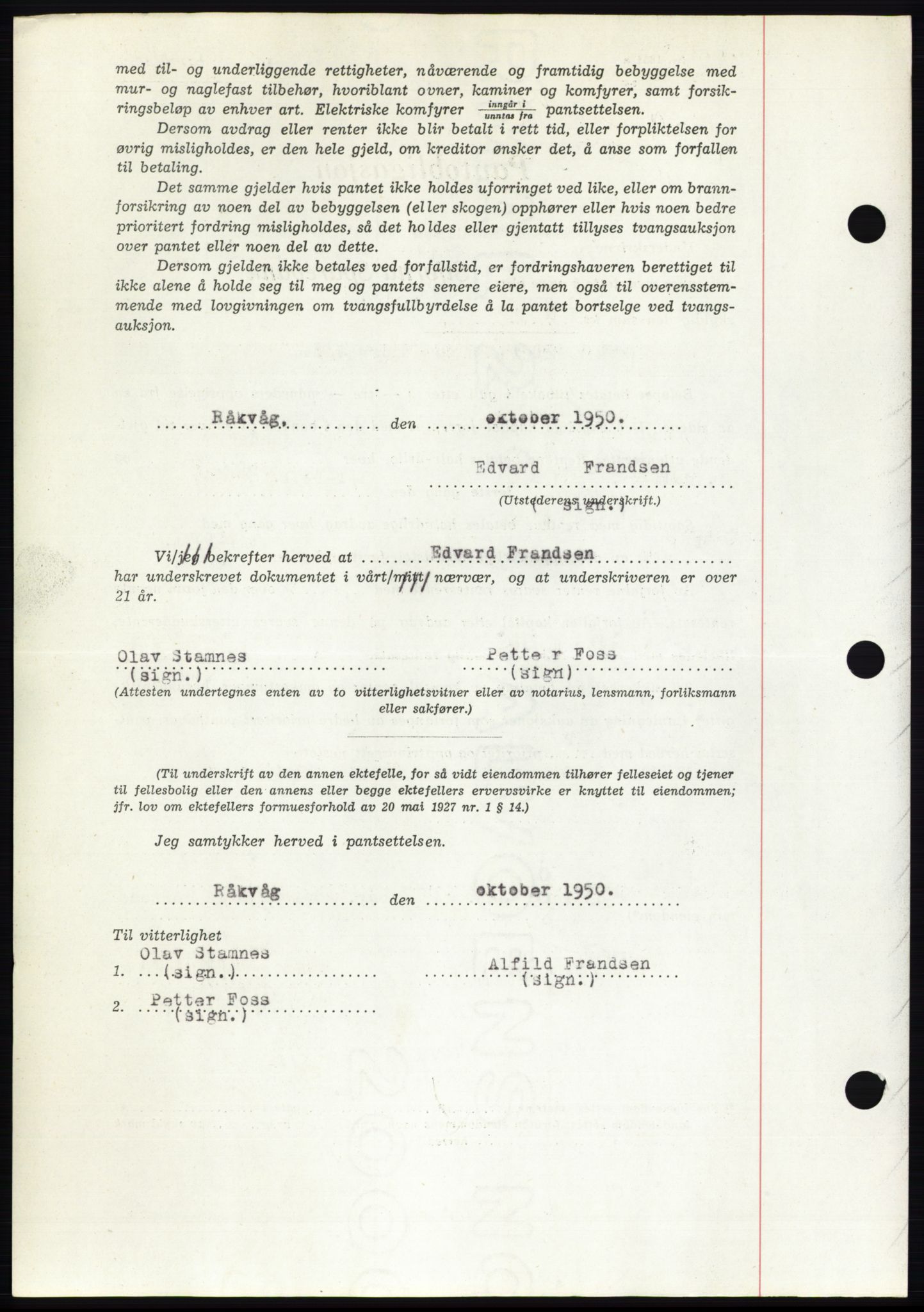 Fosen sorenskriveri, AV/SAT-A-1107/1/2/2C: Pantebok nr. B, 1948-1950, Dagboknr: 1939/1950