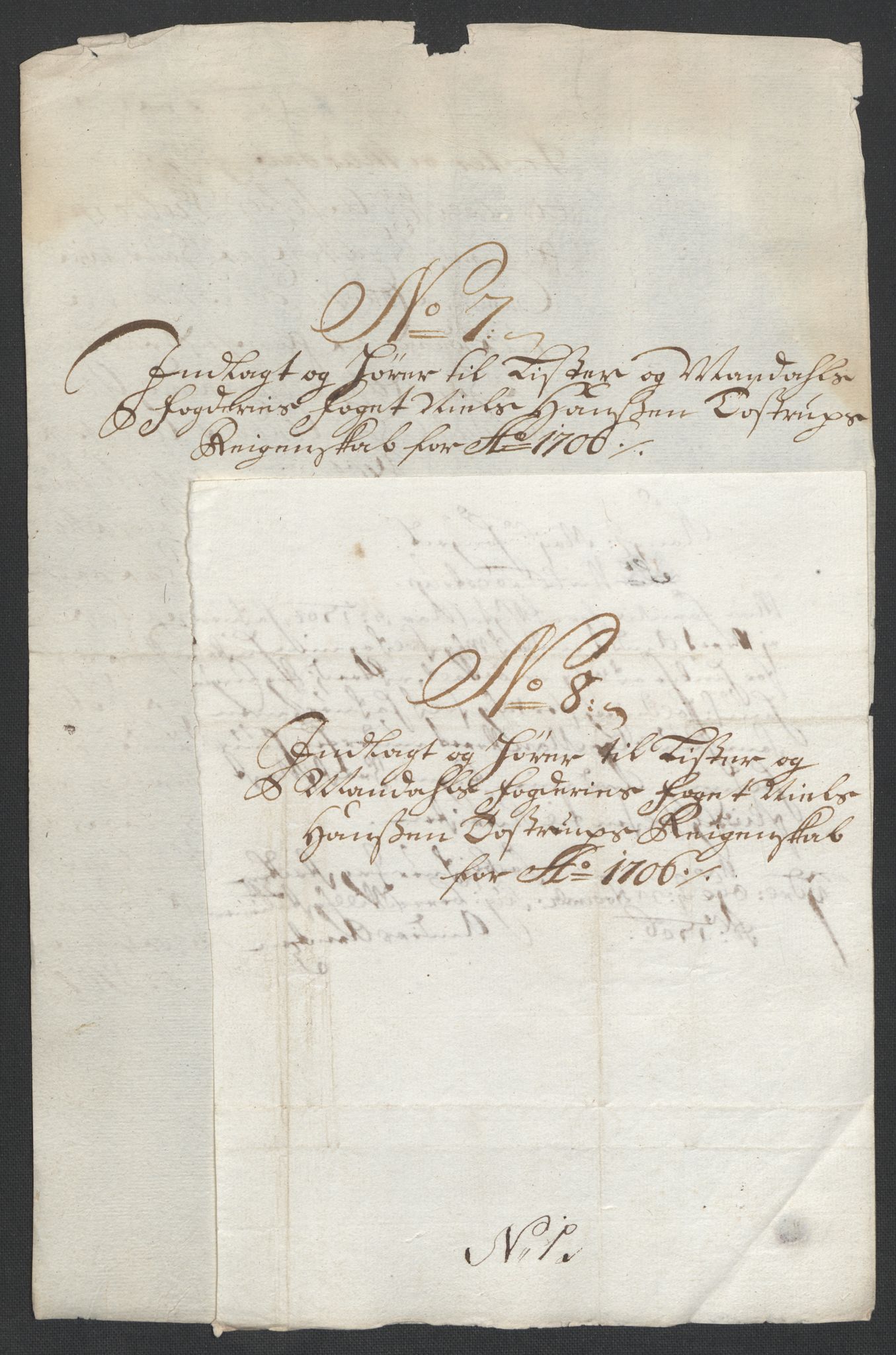 Rentekammeret inntil 1814, Reviderte regnskaper, Fogderegnskap, RA/EA-4092/R43/L2551: Fogderegnskap Lista og Mandal, 1705-1709, s. 292