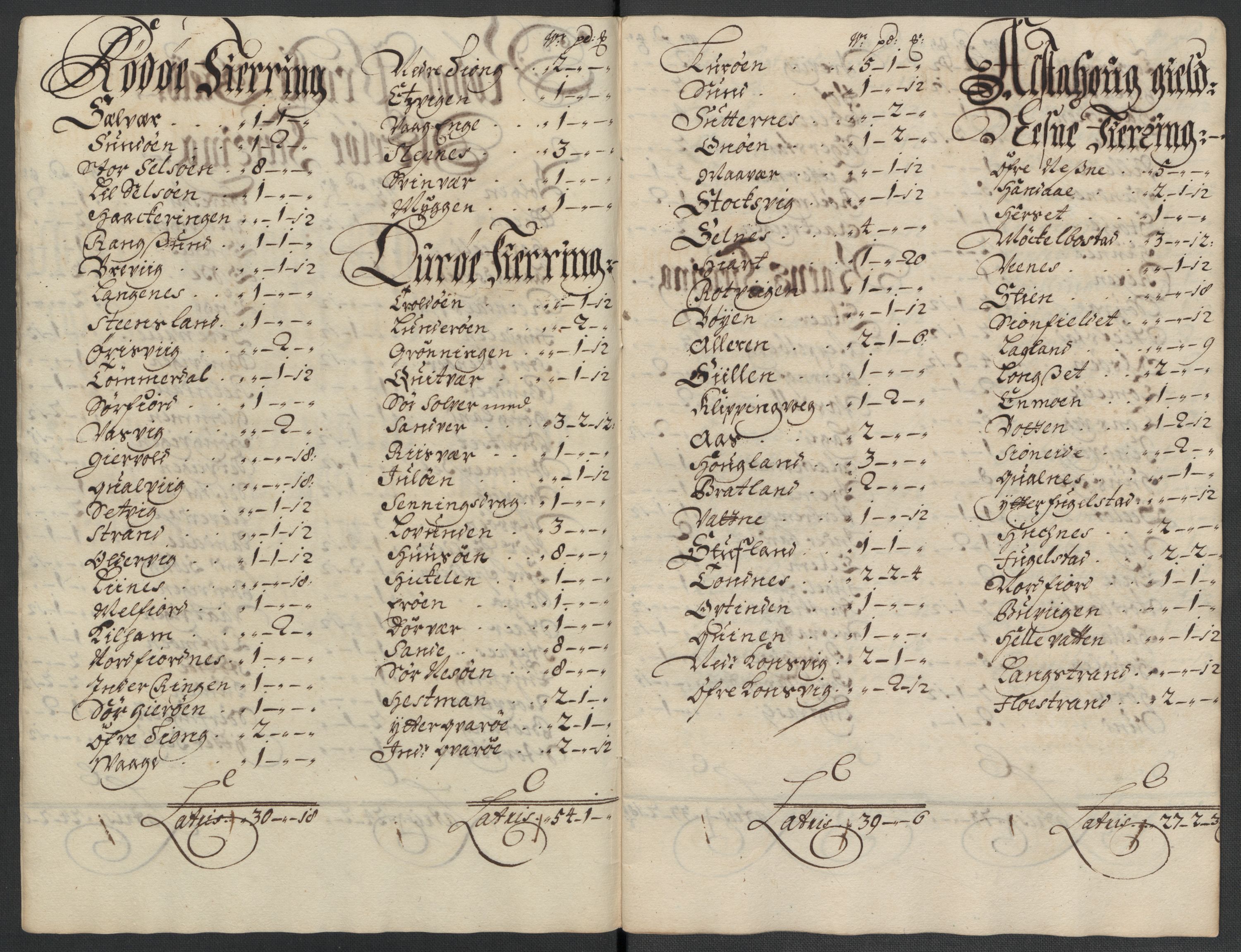 Rentekammeret inntil 1814, Reviderte regnskaper, Fogderegnskap, AV/RA-EA-4092/R65/L4506: Fogderegnskap Helgeland, 1697-1698, s. 204