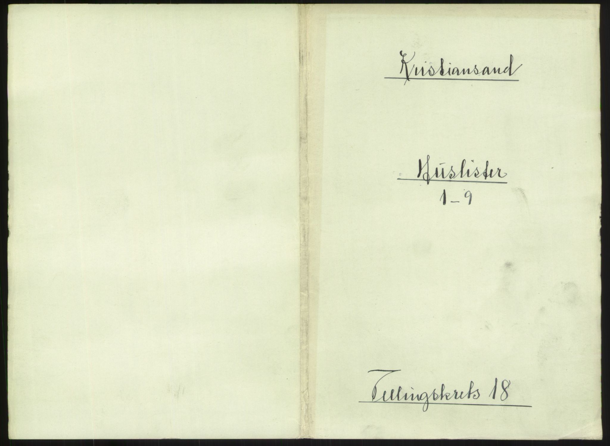 RA, Folketelling 1891 for 1001 Kristiansand kjøpstad, 1891, s. 1068