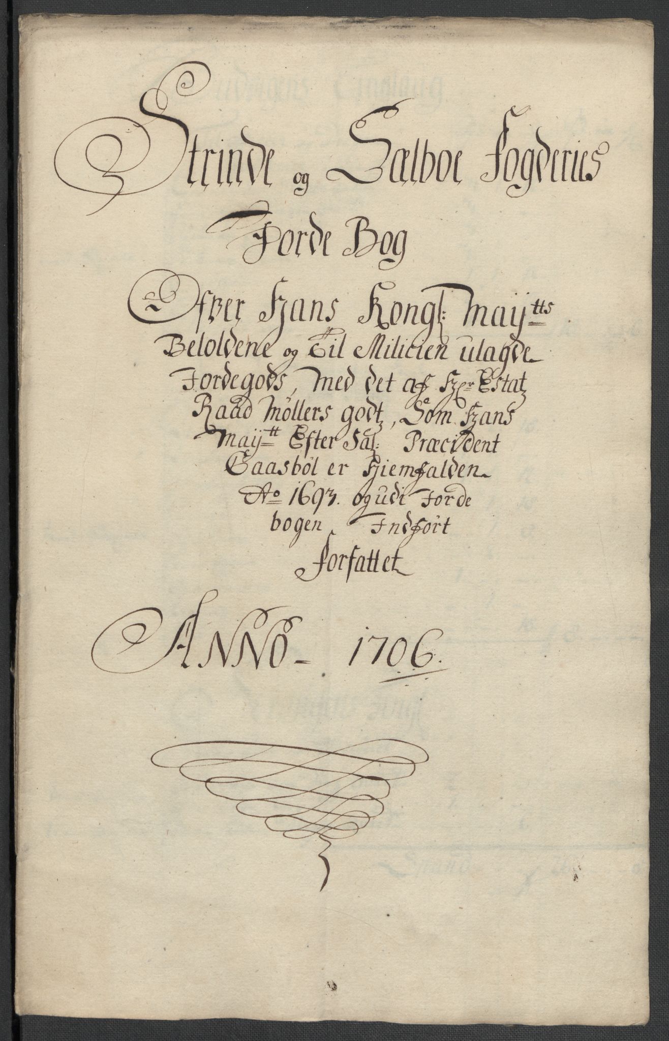 Rentekammeret inntil 1814, Reviderte regnskaper, Fogderegnskap, AV/RA-EA-4092/R61/L4109: Fogderegnskap Strinda og Selbu, 1704-1706, s. 579