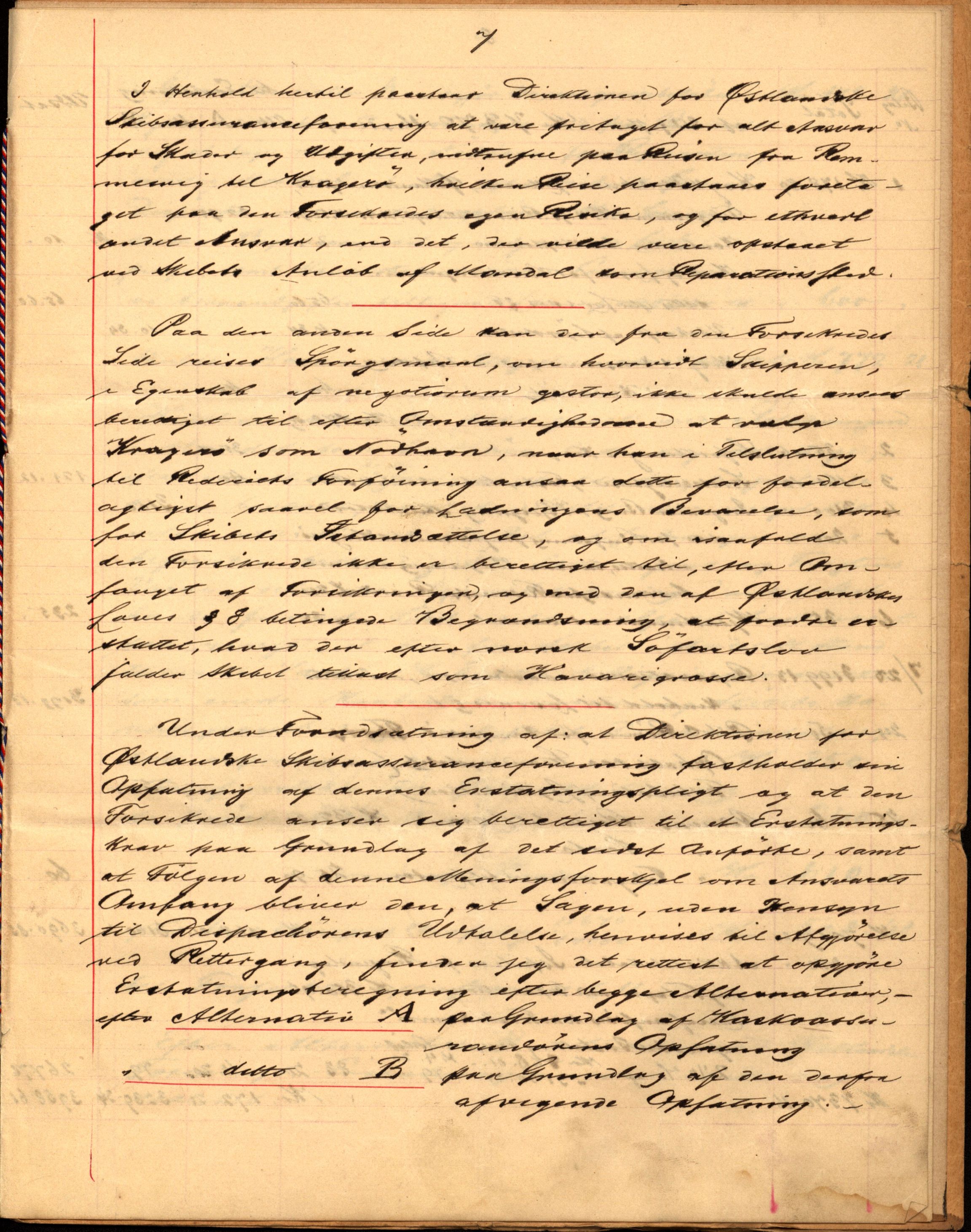 Pa 63 - Østlandske skibsassuranceforening, VEMU/A-1079/G/Ga/L0027/0003: Havaridokumenter / Bothnia, Petropolis, Agathe, Annie, Ispolen, Isploven, 1891, s. 104