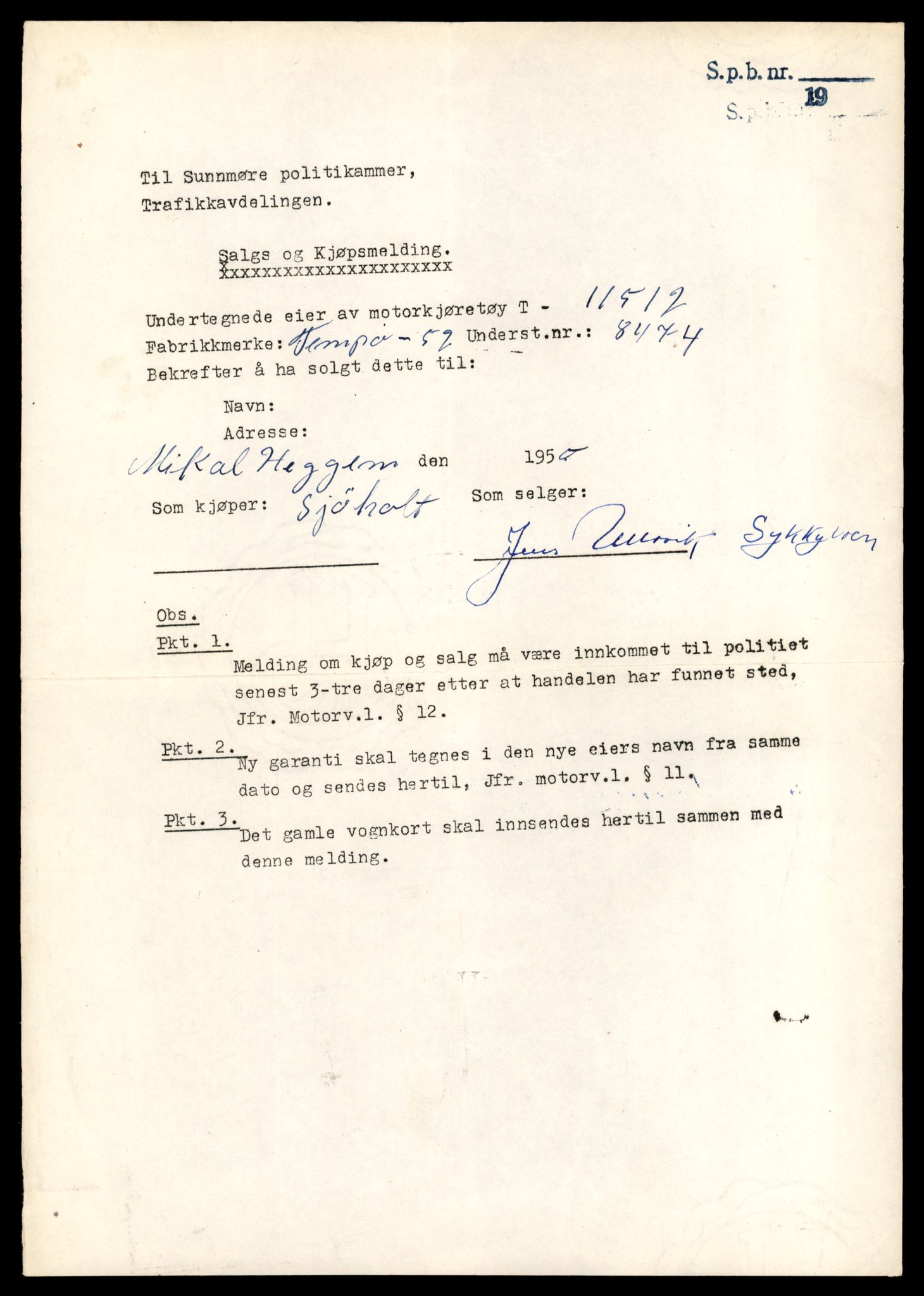 Møre og Romsdal vegkontor - Ålesund trafikkstasjon, AV/SAT-A-4099/F/Fe/L0029: Registreringskort for kjøretøy T 11430 - T 11619, 1927-1998, s. 1489