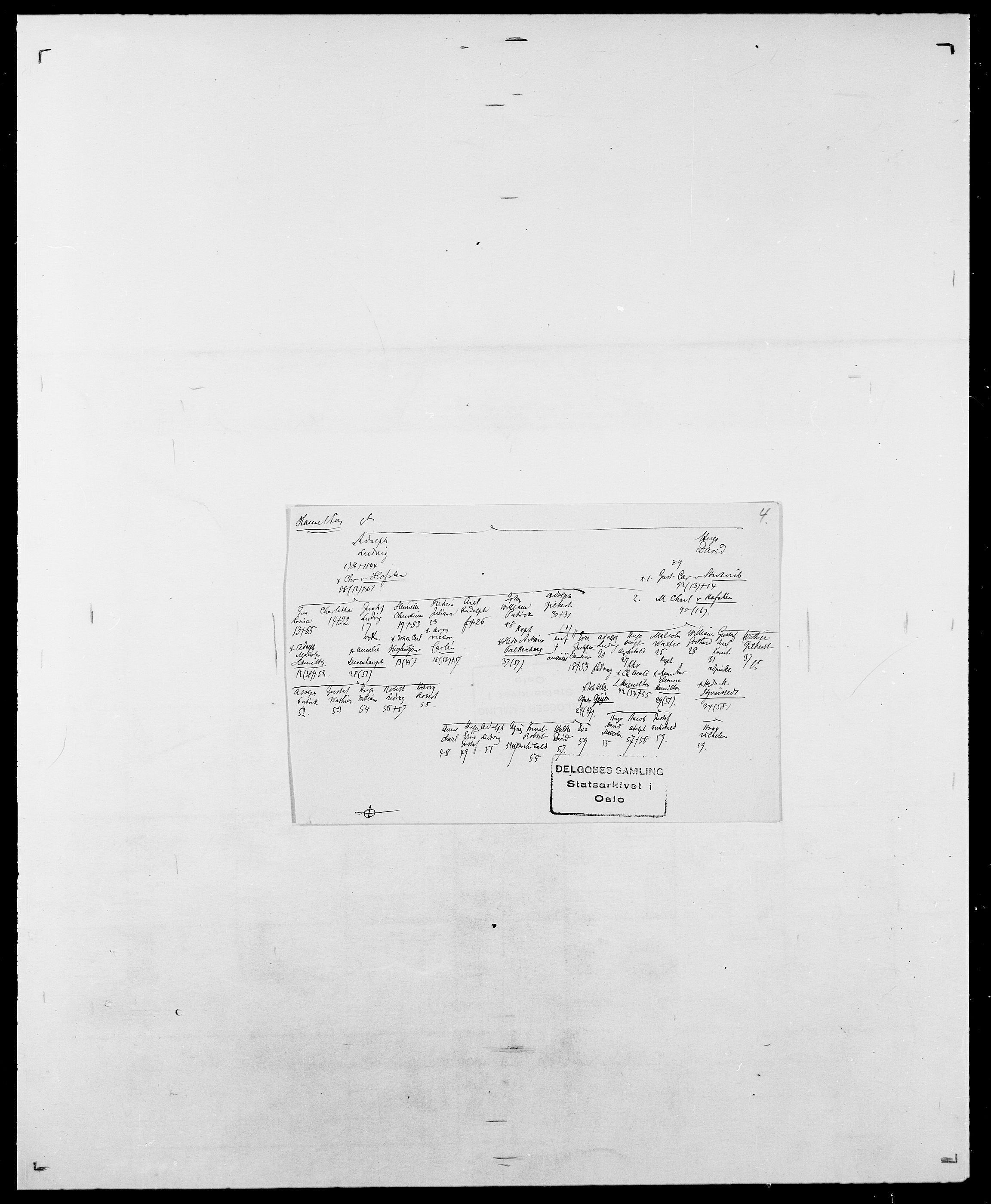 Delgobe, Charles Antoine - samling, AV/SAO-PAO-0038/D/Da/L0016: Hamborg - Hektoen, s. 19