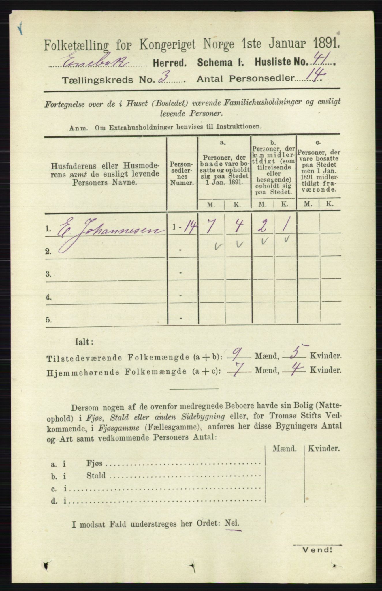 RA, Folketelling 1891 for 0229 Enebakk herred, 1891, s. 1112