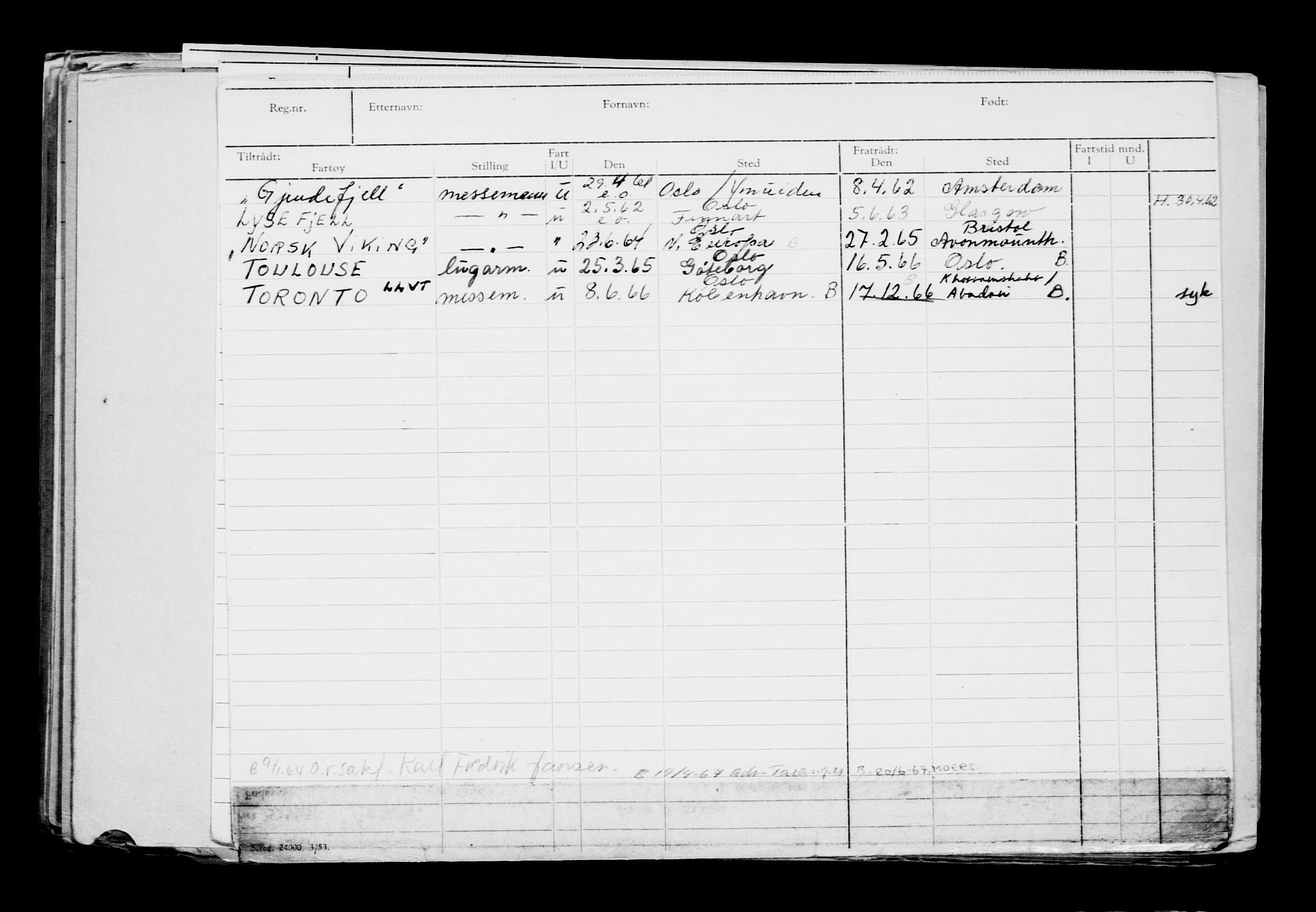 Direktoratet for sjømenn, RA/S-3545/G/Gb/L0213: Hovedkort, 1922, s. 74