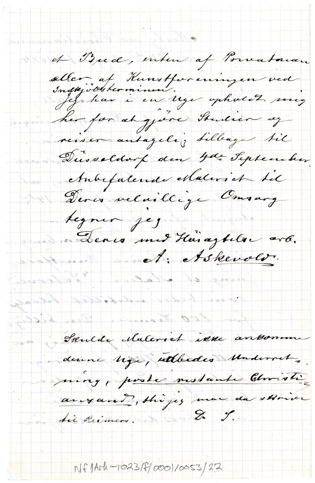 Diderik Maria Aalls brevsamling, NF/Ark-1023/F/L0001: D.M. Aalls brevsamling. A - B, 1738-1889, s. 629