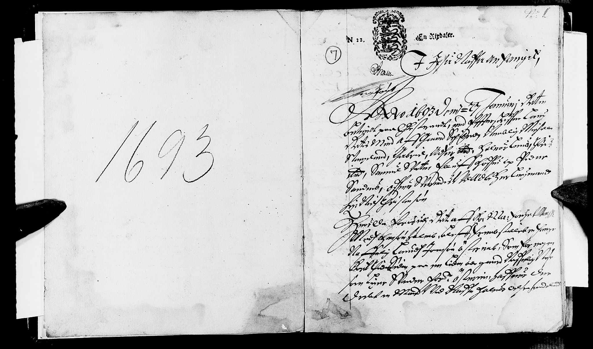 Jæren og Dalane sorenskriveri, AV/SAST-A-100306/3/30/30BA/L0049: TINGBOK, 1693, s. 0b-1a
