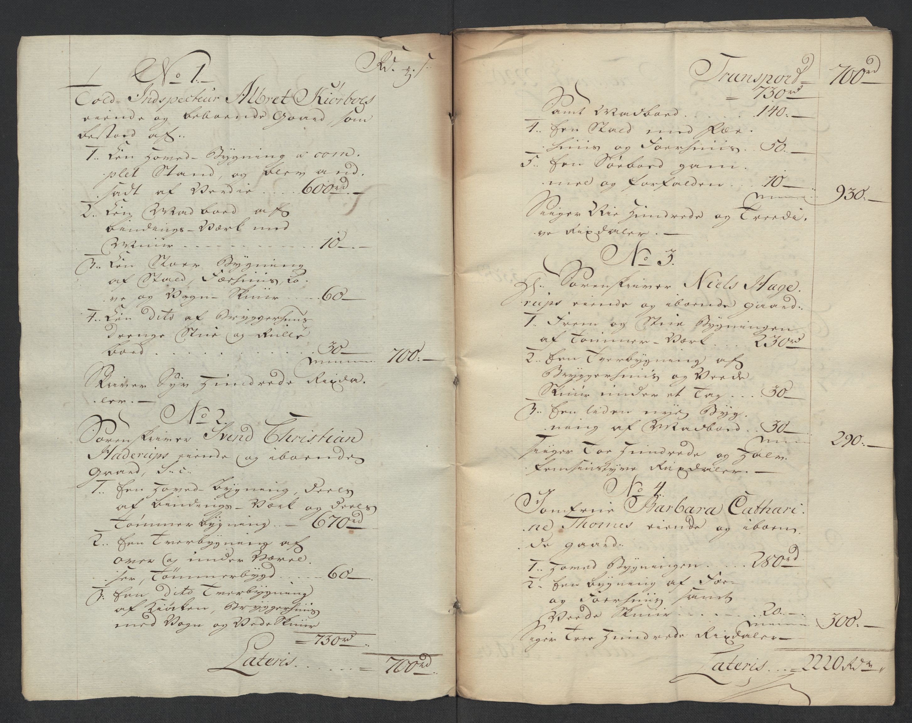 Kommersekollegiet, Brannforsikringskontoret 1767-1814, AV/RA-EA-5458/F/Fa/L0040/0001: Moss / Branntakstprotokoll, 1765, s. 3