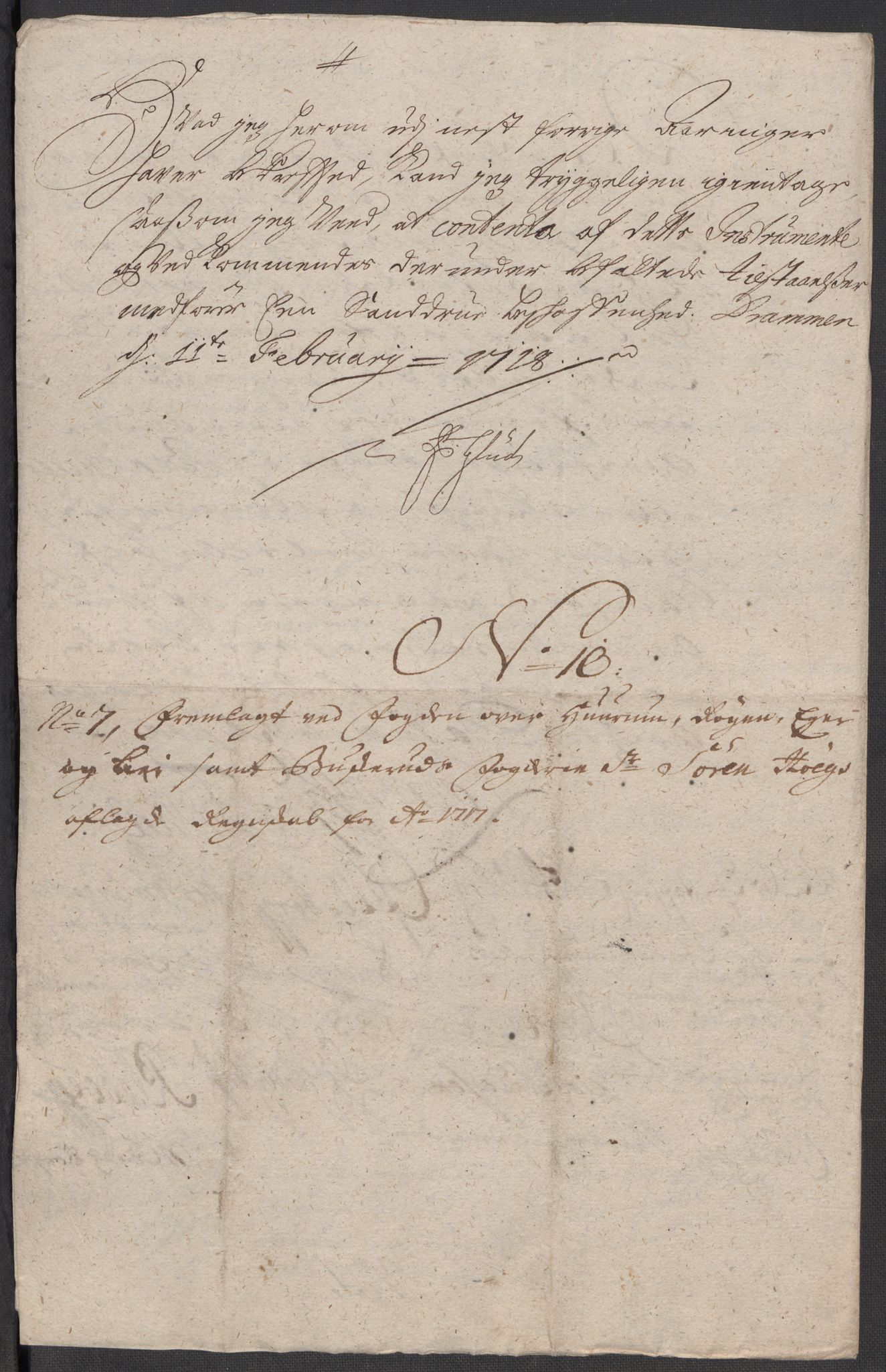 Rentekammeret inntil 1814, Reviderte regnskaper, Fogderegnskap, AV/RA-EA-4092/R31/L1711: Fogderegnskap Hurum, Røyken, Eiker, Lier og Buskerud, 1717, s. 176