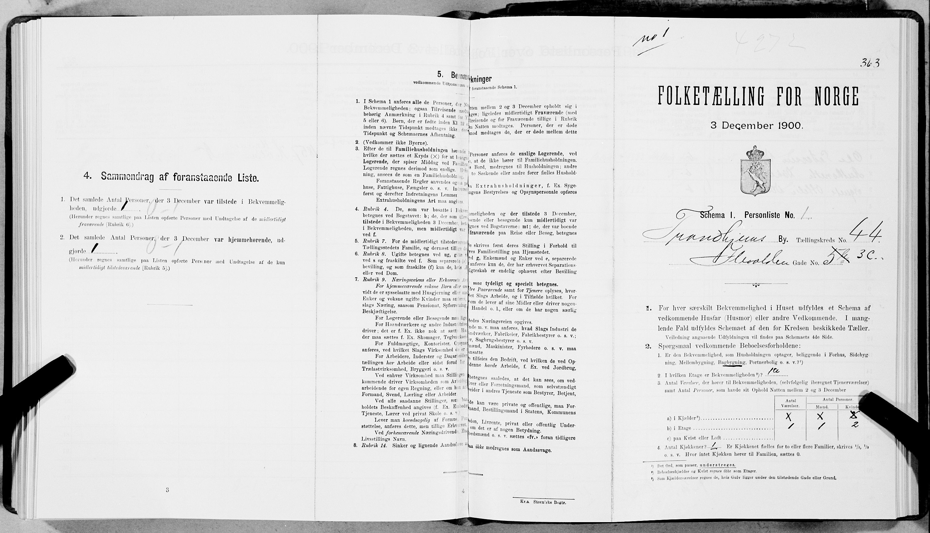 SAT, Folketelling 1900 for 1601 Trondheim kjøpstad, 1900, s. 7112