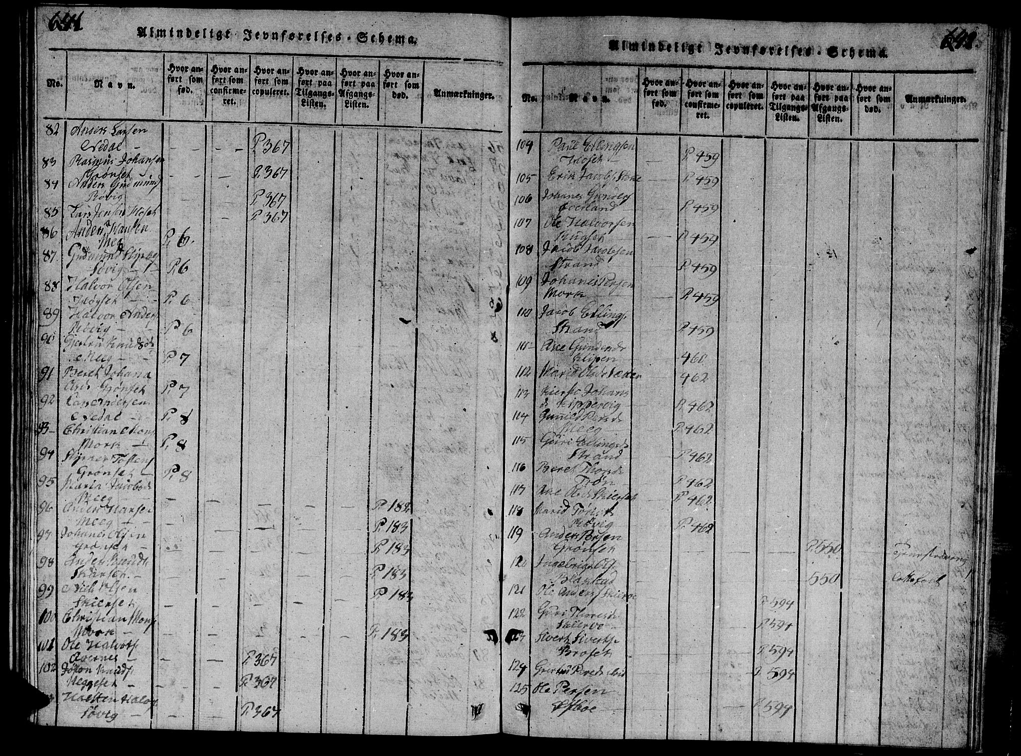 Ministerialprotokoller, klokkerbøker og fødselsregistre - Møre og Romsdal, AV/SAT-A-1454/568/L0811: Klokkerbok nr. 568C01, 1819-1828, s. 641-642