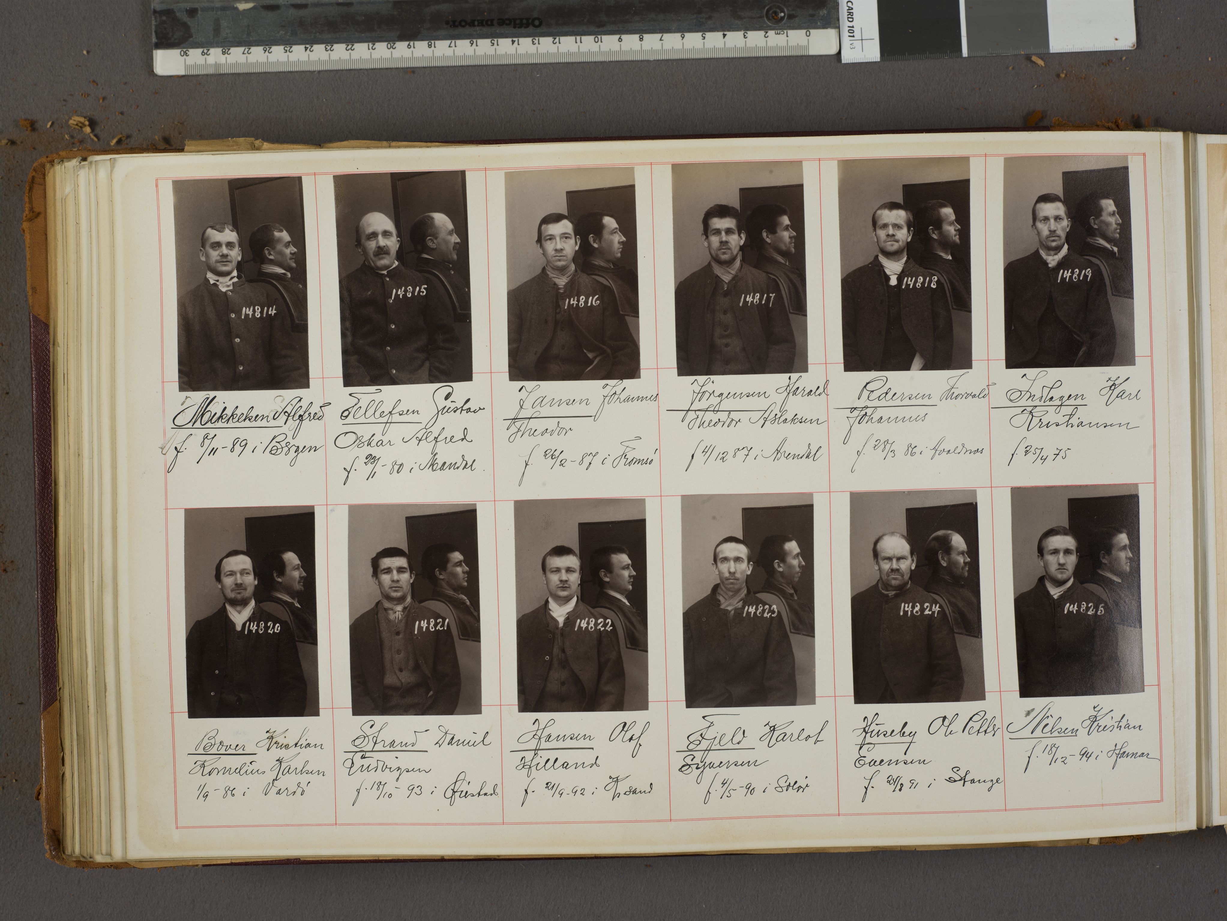Oslo politikammer, Kriminalavdelingen, AV/SAO-A-11137/U/Ua/L0017: Forbryteralbum, 1915-1920, s. 18