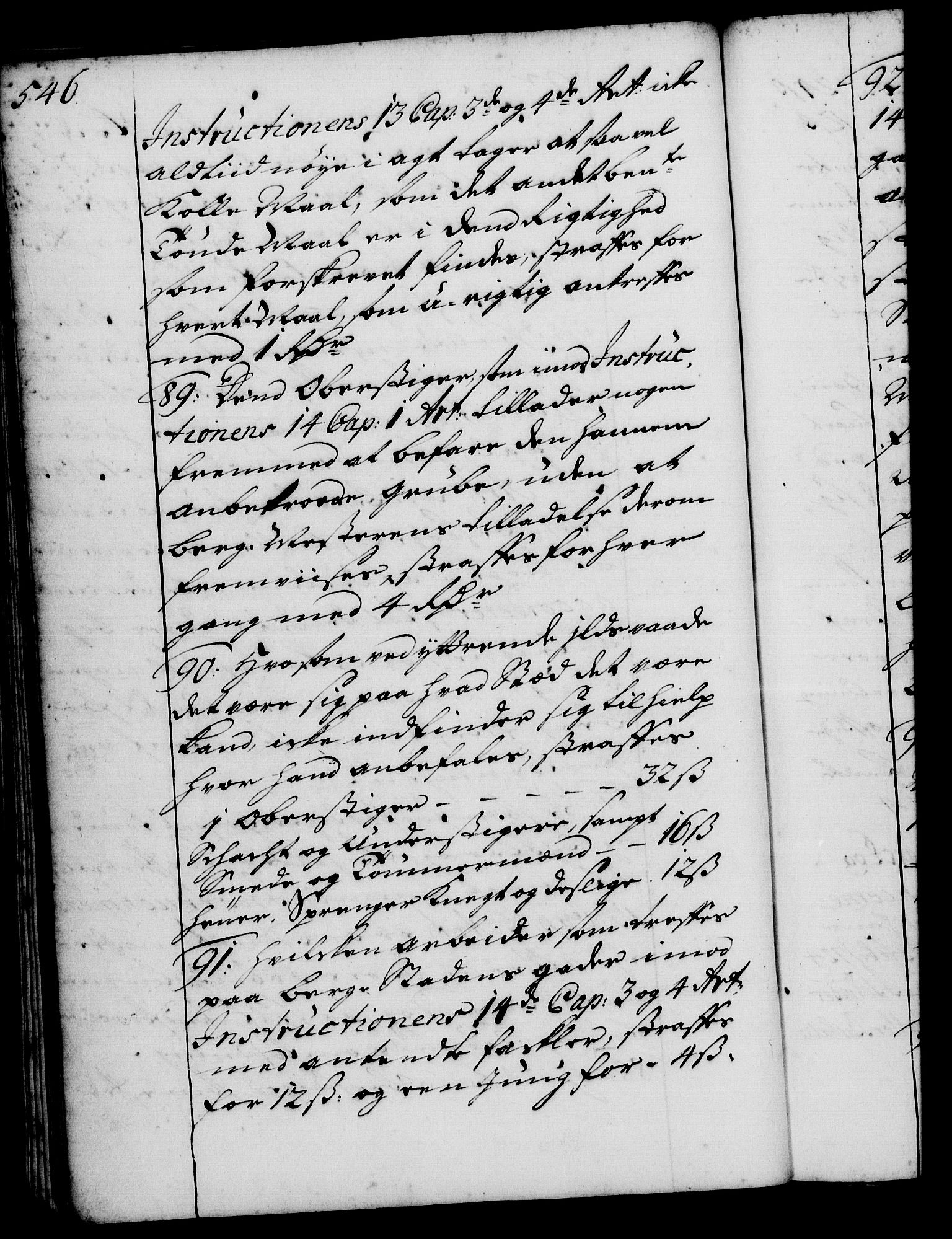 Rentekammeret, Kammerkanselliet, RA/EA-3111/G/Gg/Ggi/L0001: Norsk instruksjonsprotokoll med register (merket RK 53.34), 1720-1729, s. 546