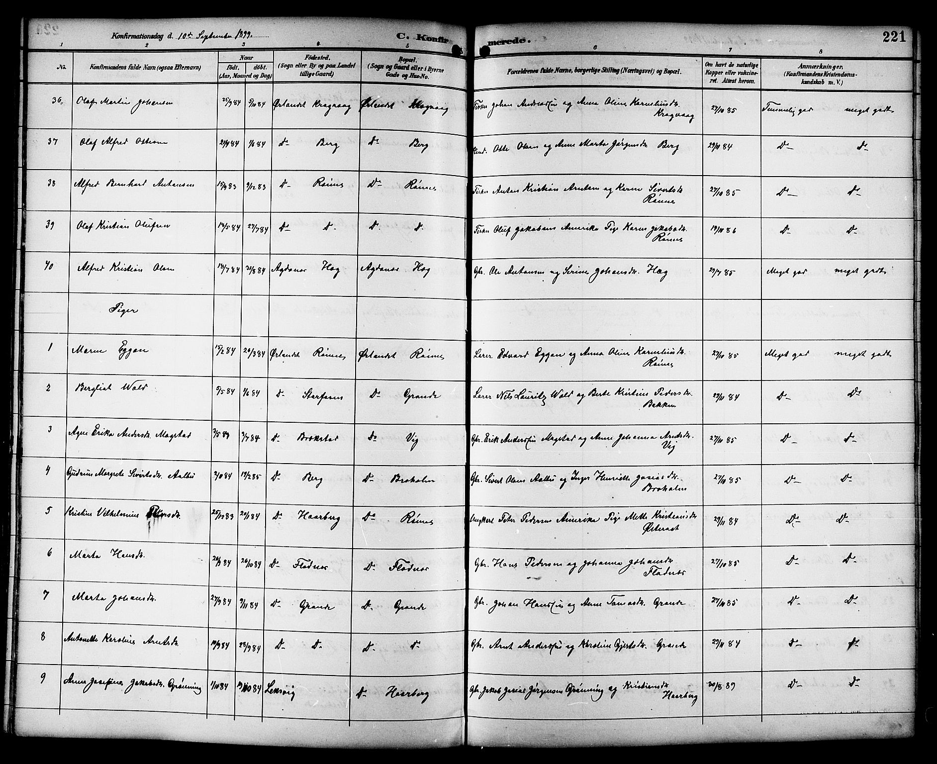 Ministerialprotokoller, klokkerbøker og fødselsregistre - Sør-Trøndelag, AV/SAT-A-1456/659/L0746: Klokkerbok nr. 659C03, 1893-1912, s. 221