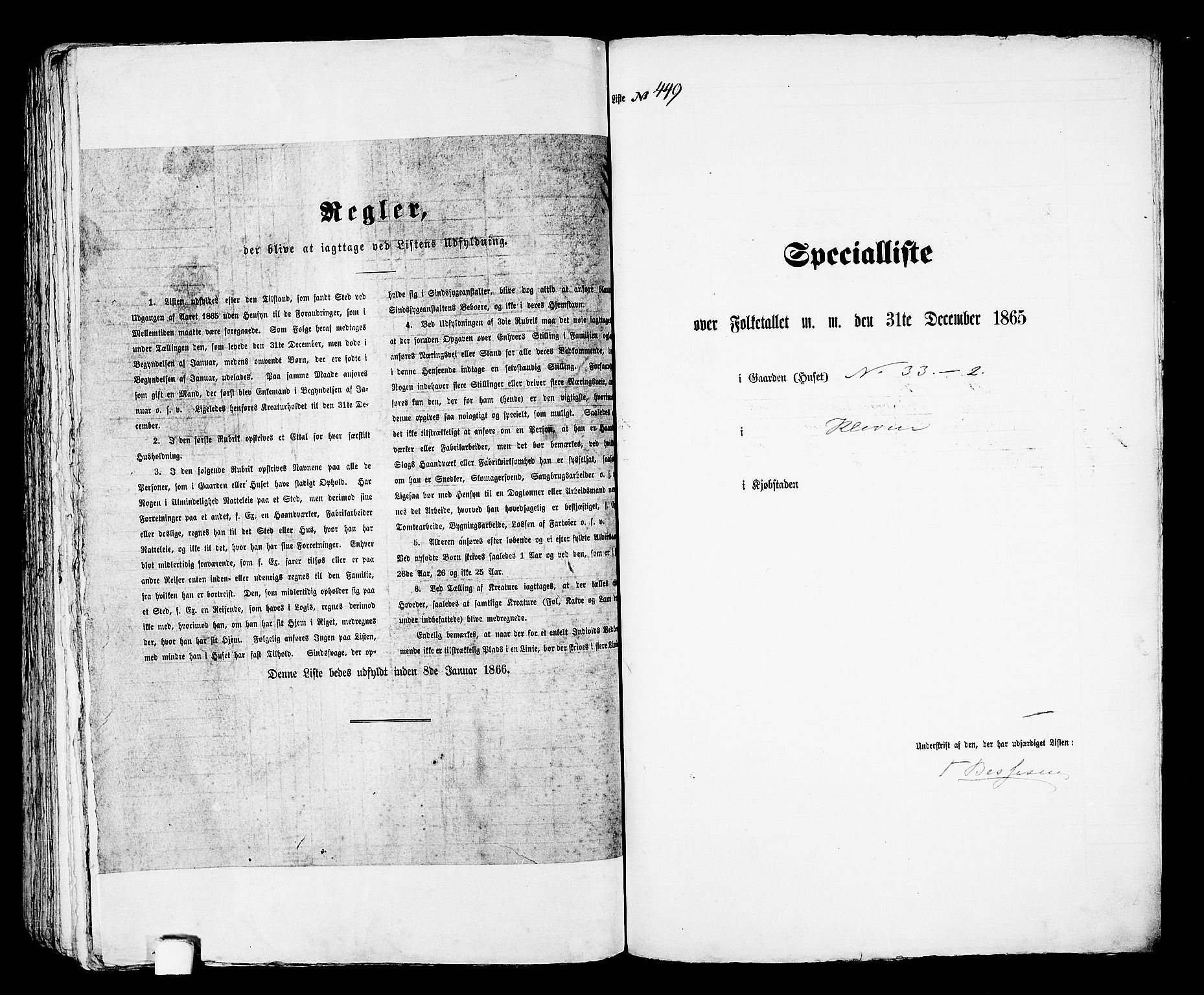 RA, Folketelling 1865 for 1002B Mandal prestegjeld, Mandal ladested, 1865, s. 907