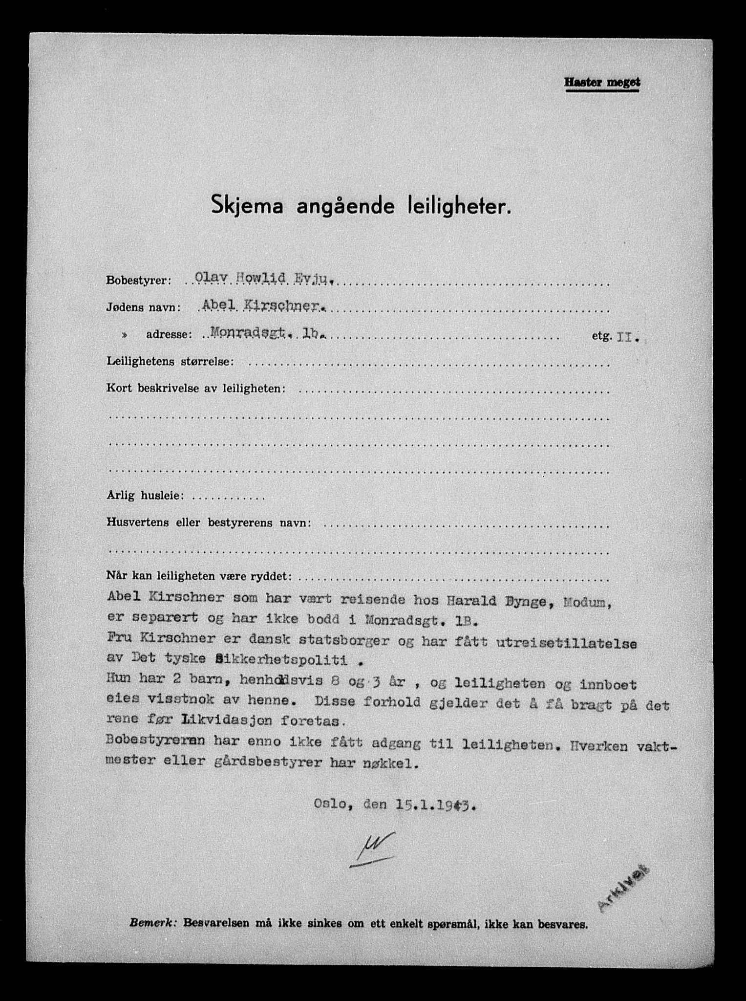 Justisdepartementet, Tilbakeføringskontoret for inndratte formuer, AV/RA-S-1564/H/Hc/Hcc/L0951: --, 1945-1947, s. 459