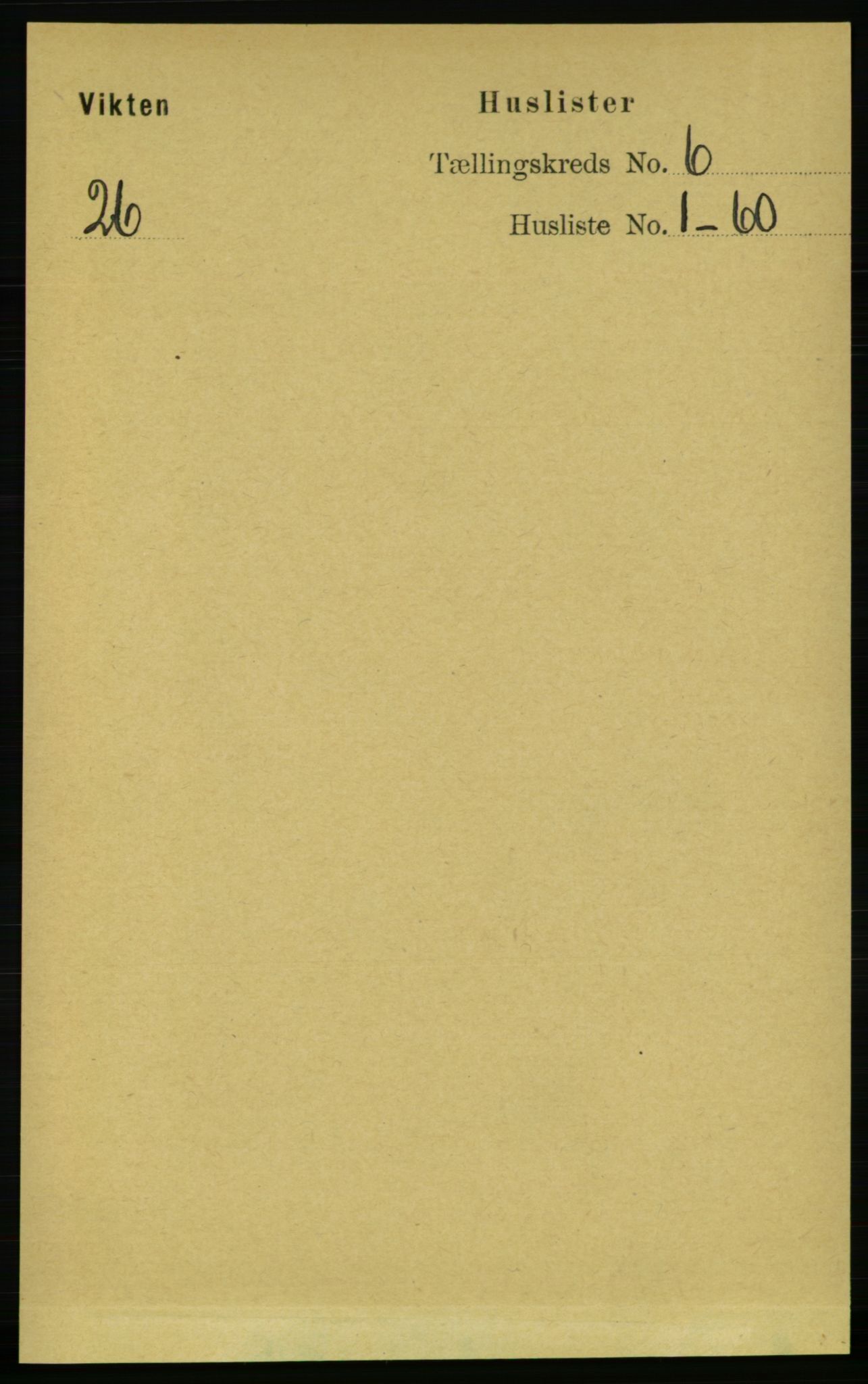 RA, Folketelling 1891 for 1750 Vikna herred, 1891, s. 3148