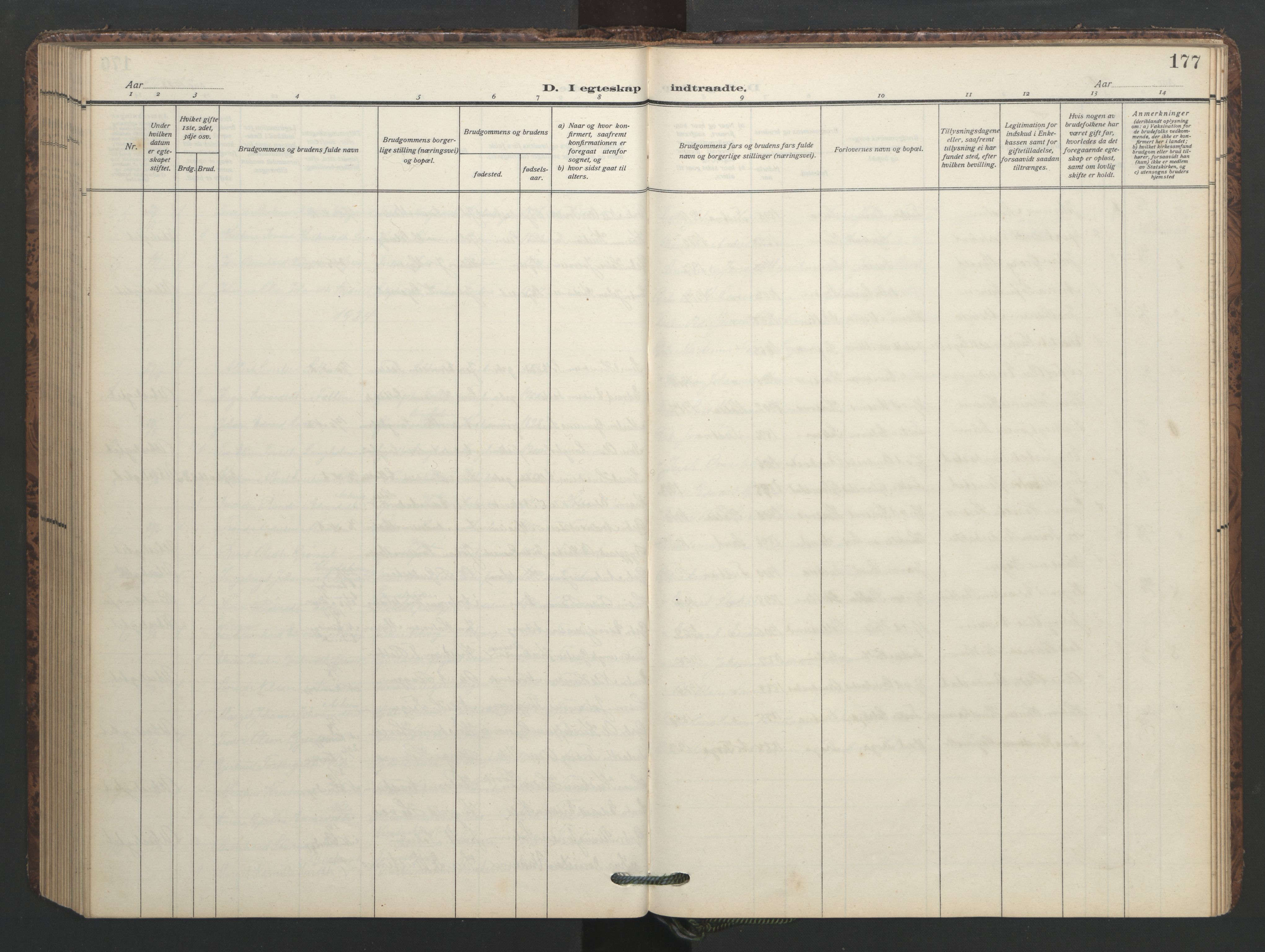 Ministerialprotokoller, klokkerbøker og fødselsregistre - Møre og Romsdal, SAT/A-1454/577/L0897: Klokkerbok nr. 577C01, 1909-1946, s. 177