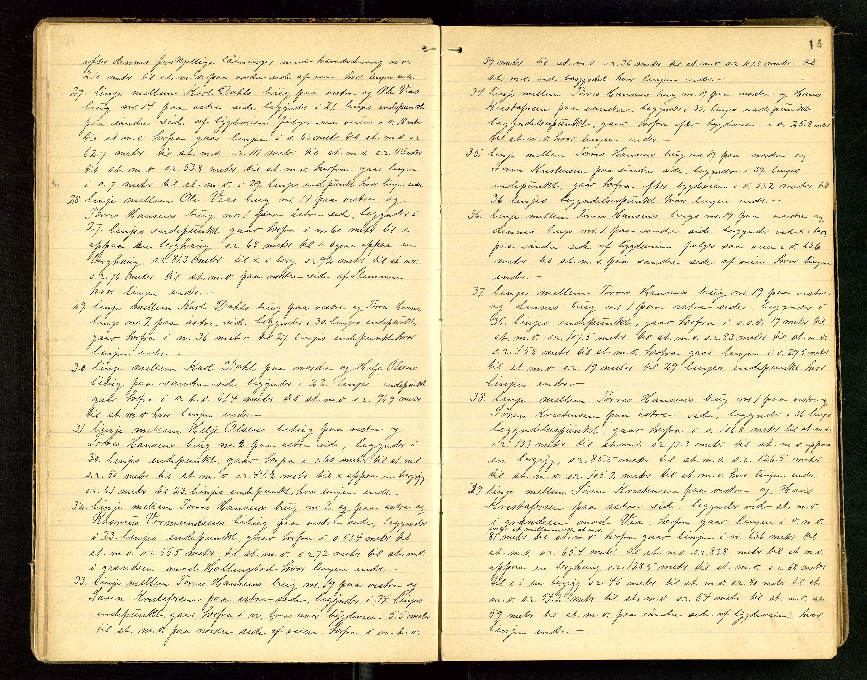 Rogaland jordskifterett, AV/SAST-A-102426/Oa/L0014: Forhandlingsprotokoll, 1895-1902, s. 14