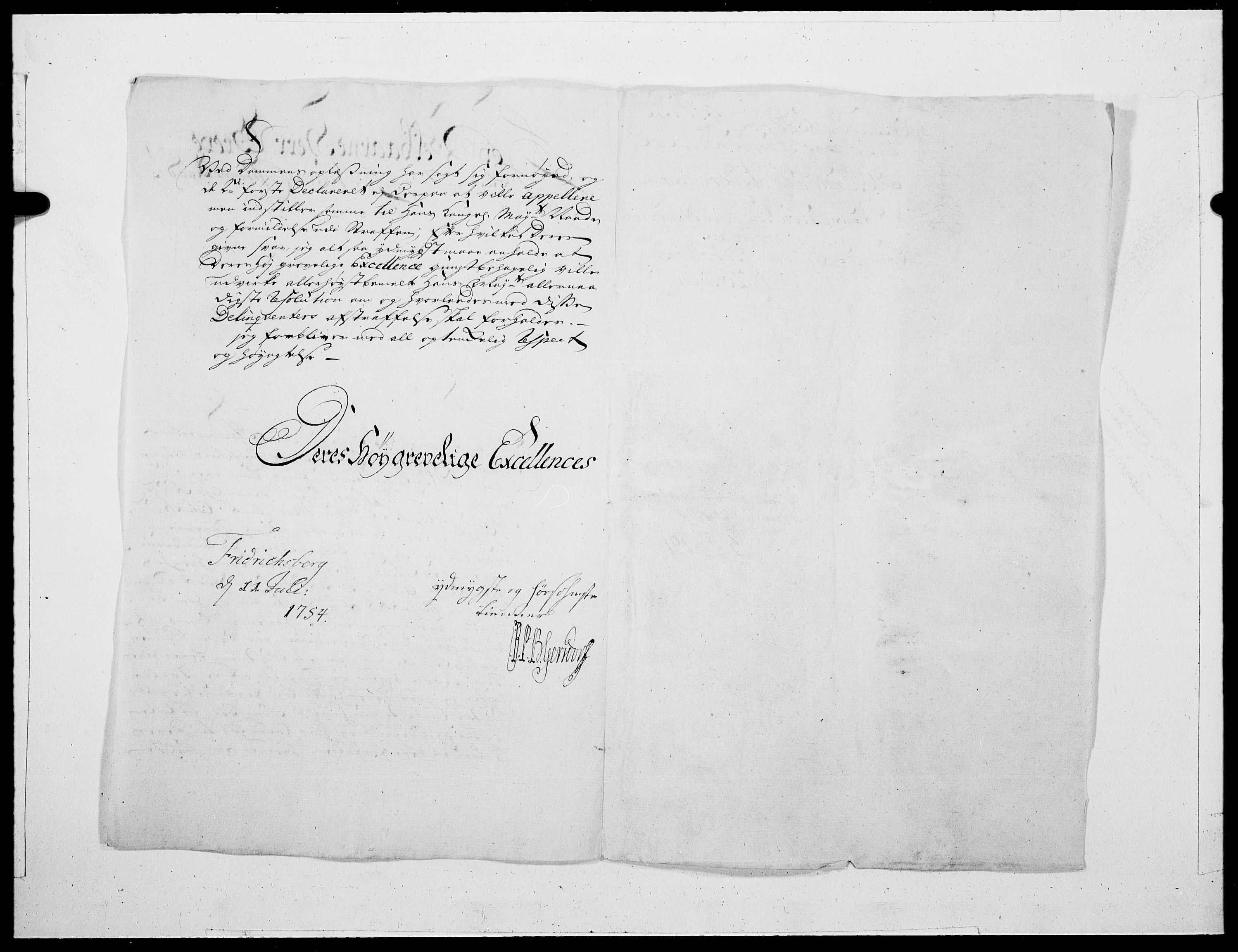 Danske Kanselli 1572-1799, AV/RA-EA-3023/F/Fc/Fcc/Fcca/L0167: Norske innlegg 1572-1799, 1754, s. 106