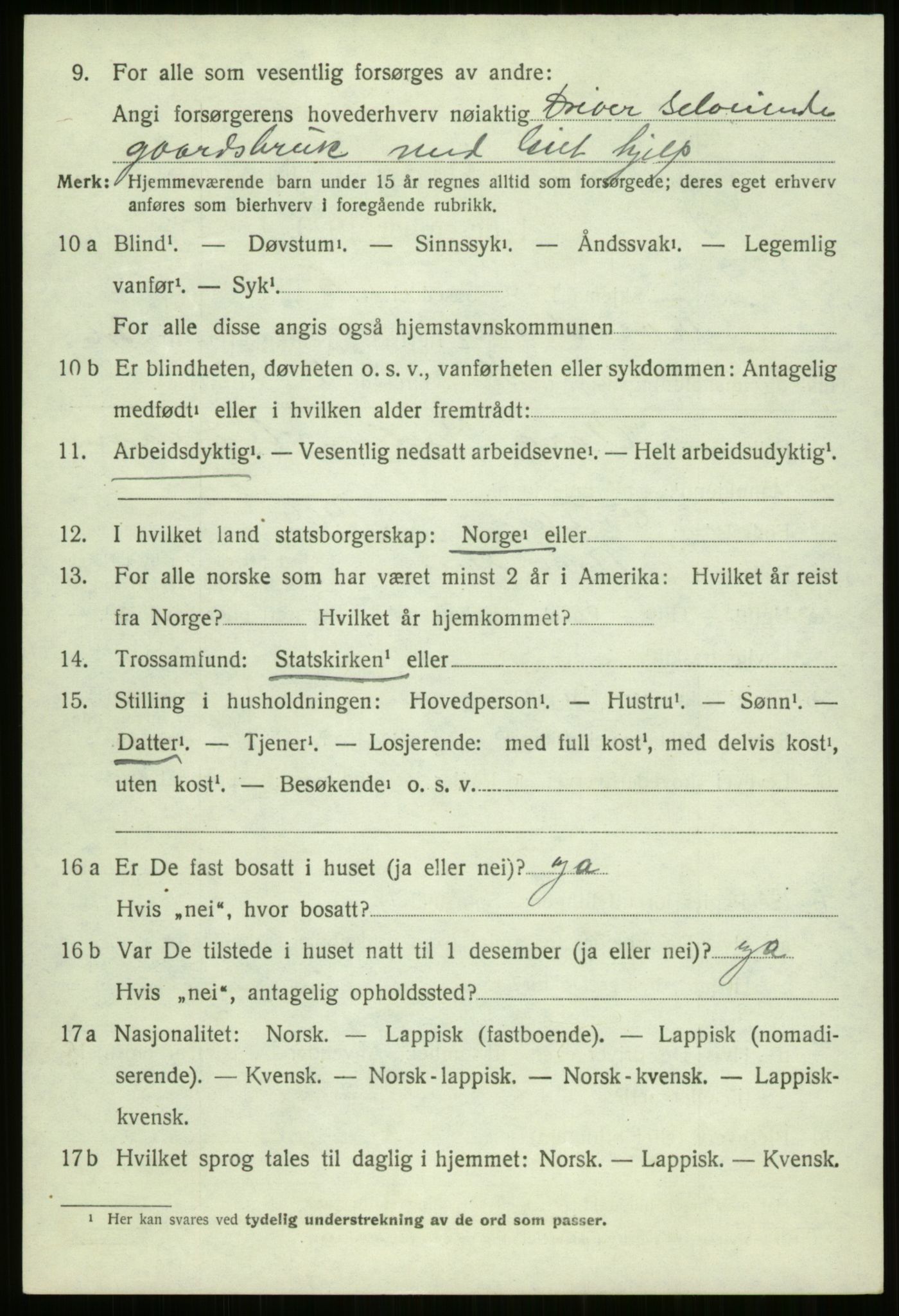 SATØ, Folketelling 1920 for 1914 Trondenes herred, 1920, s. 19147