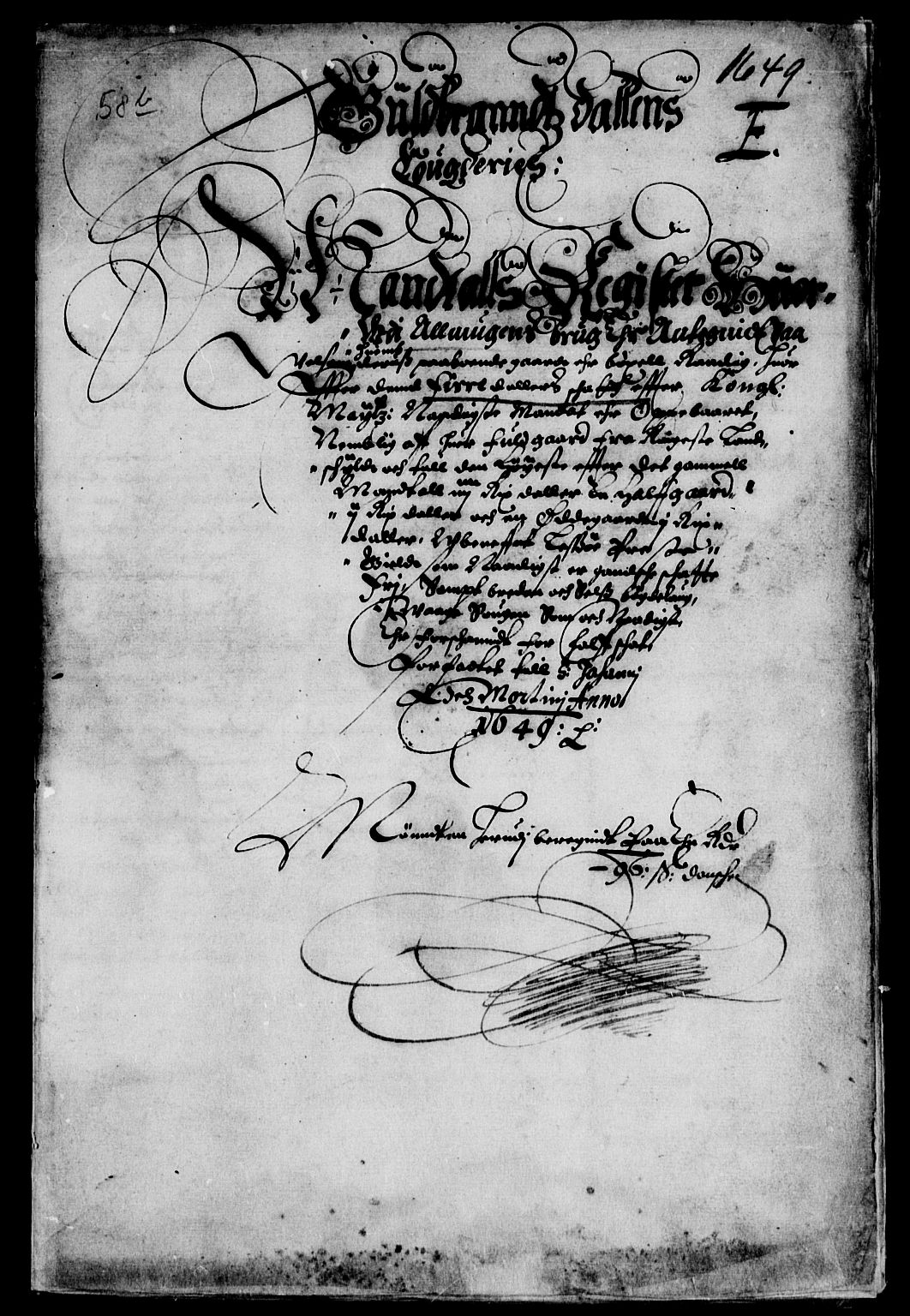 Rentekammeret inntil 1814, Reviderte regnskaper, Lensregnskaper, AV/RA-EA-5023/R/Rb/Rba/L0198: Akershus len, 1648-1650