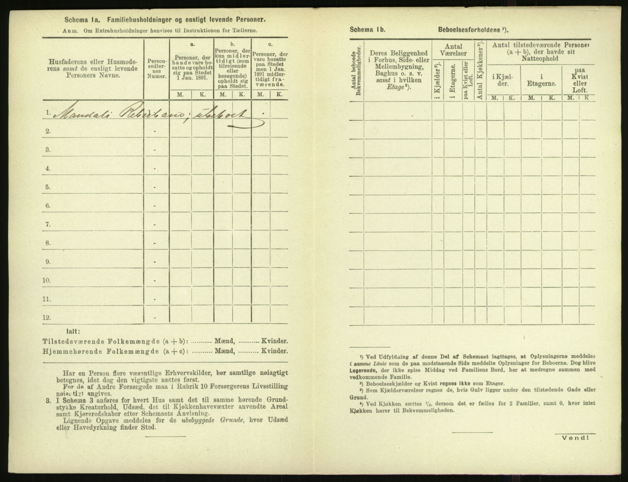 RA, Folketelling 1891 for 1002 Mandal ladested, 1891, s. 1238